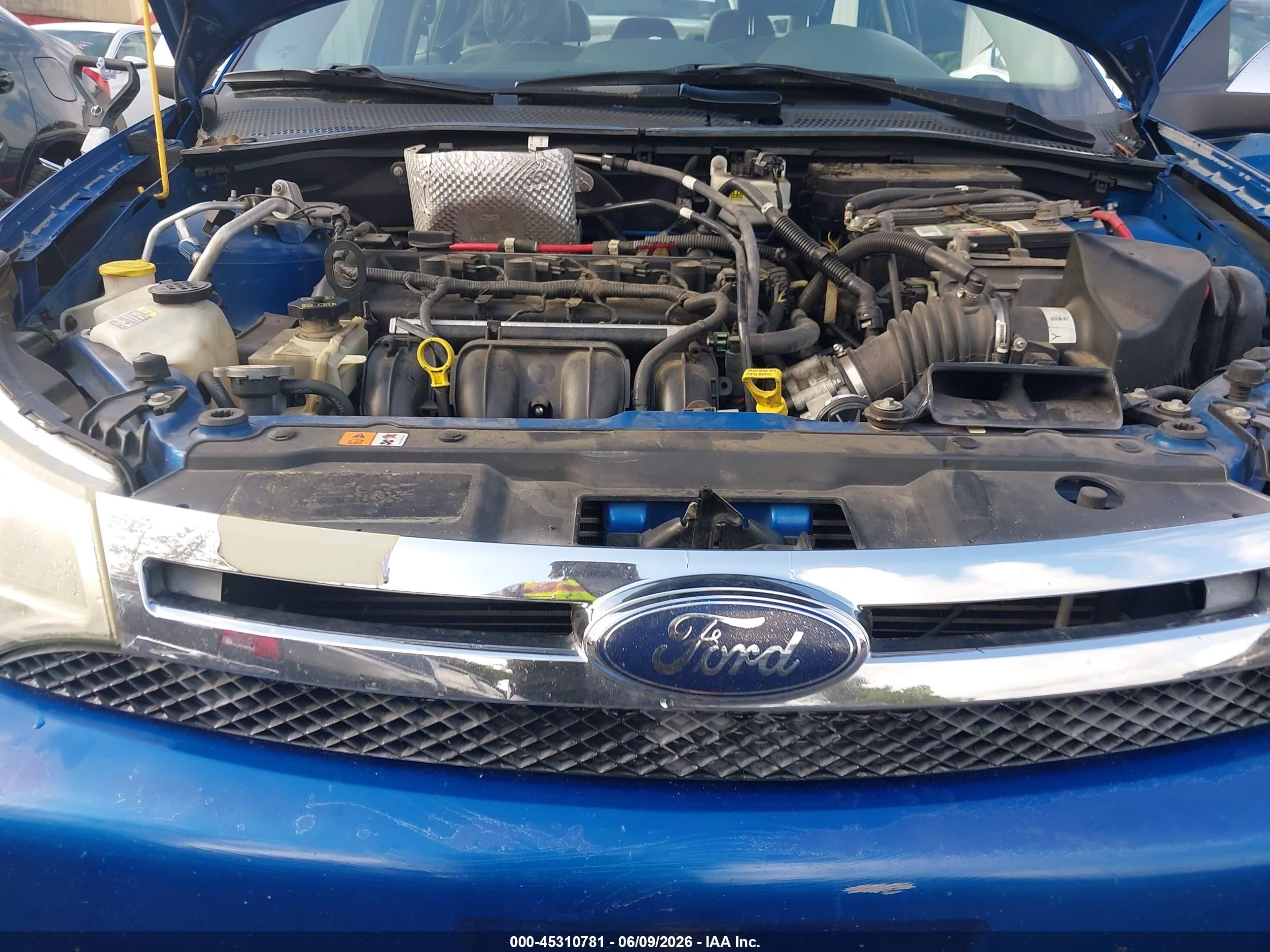 2010 Ford Focus Sel Blue vin: 1FAHP3HN4AW195699