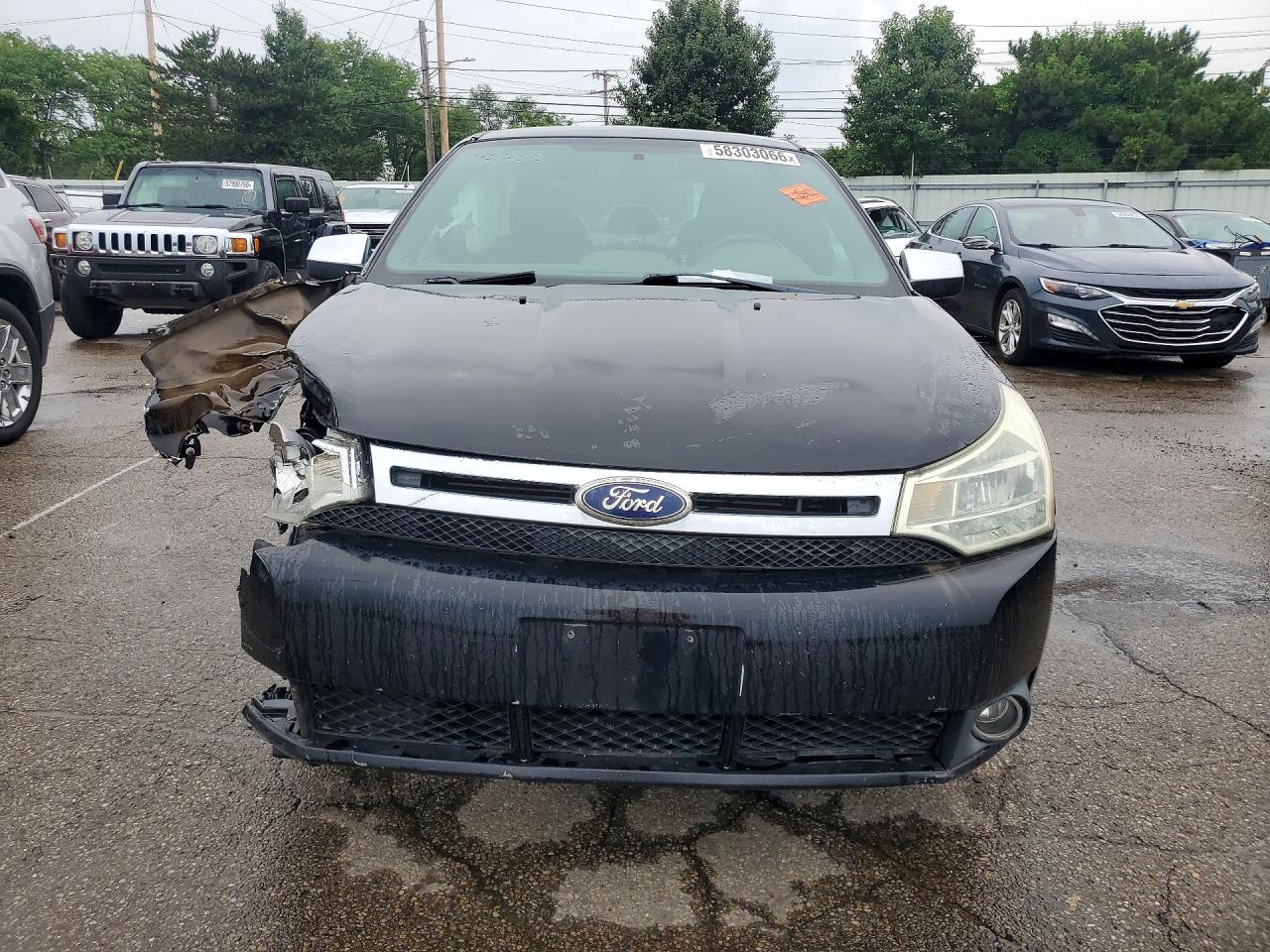 2011 Ford Focus Sel Черный vin: 1FAHP3HN4BW102259