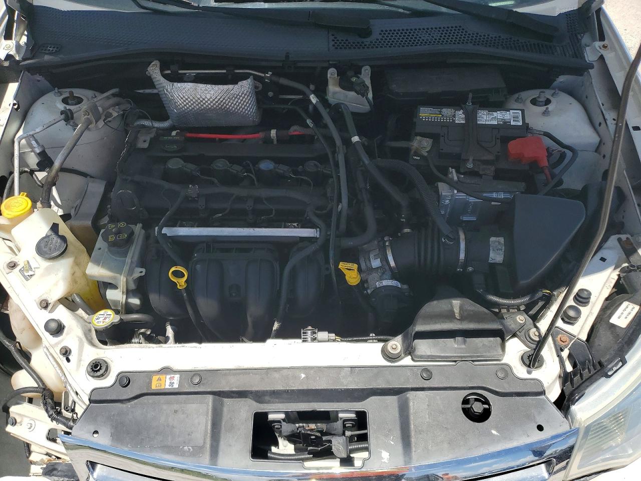 2011 Ford Focus Sel White vin: 1FAHP3HN4BW169122