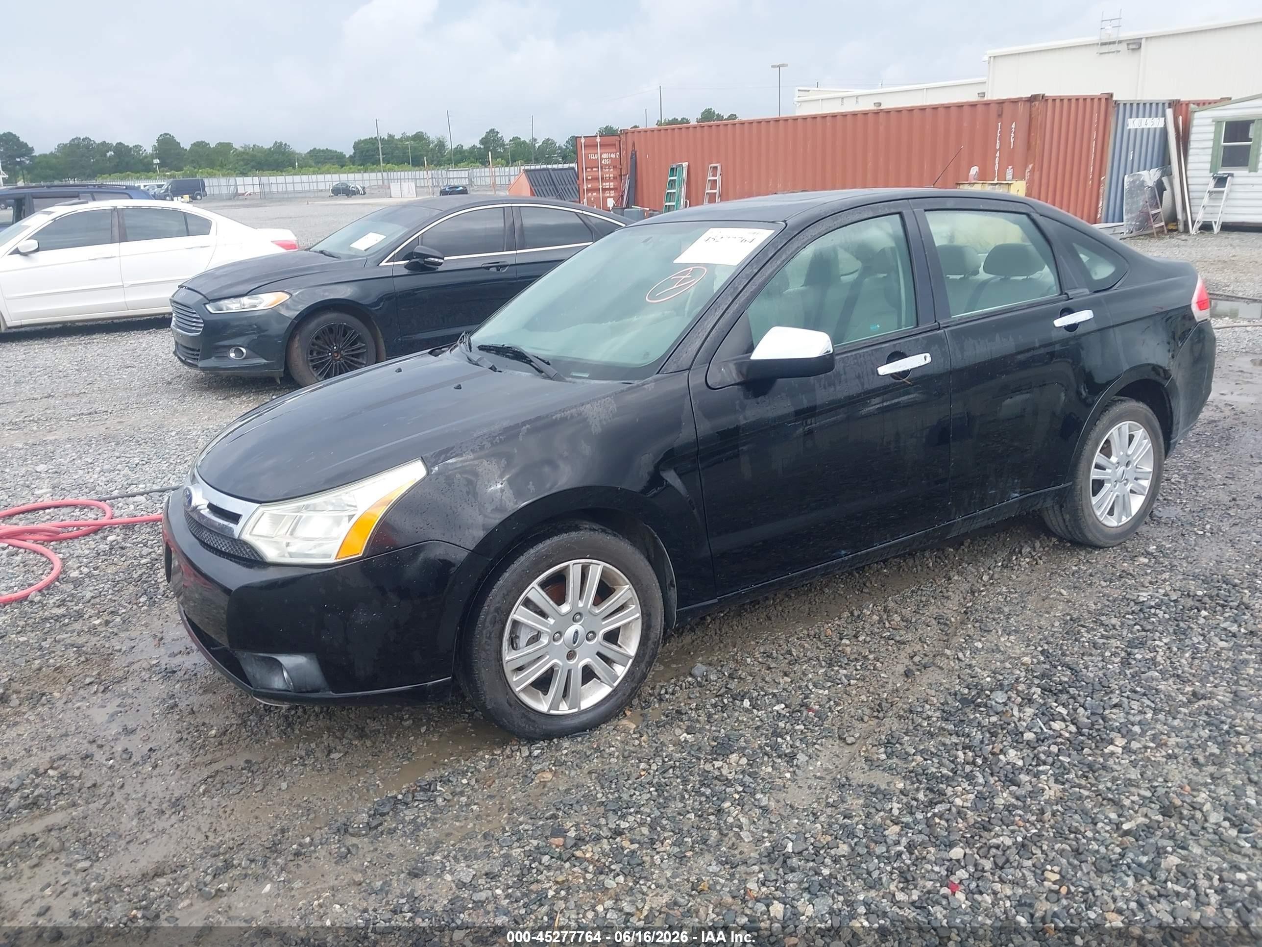 2011 Ford Focus Sel Черный vin: 1FAHP3HN5BW187418