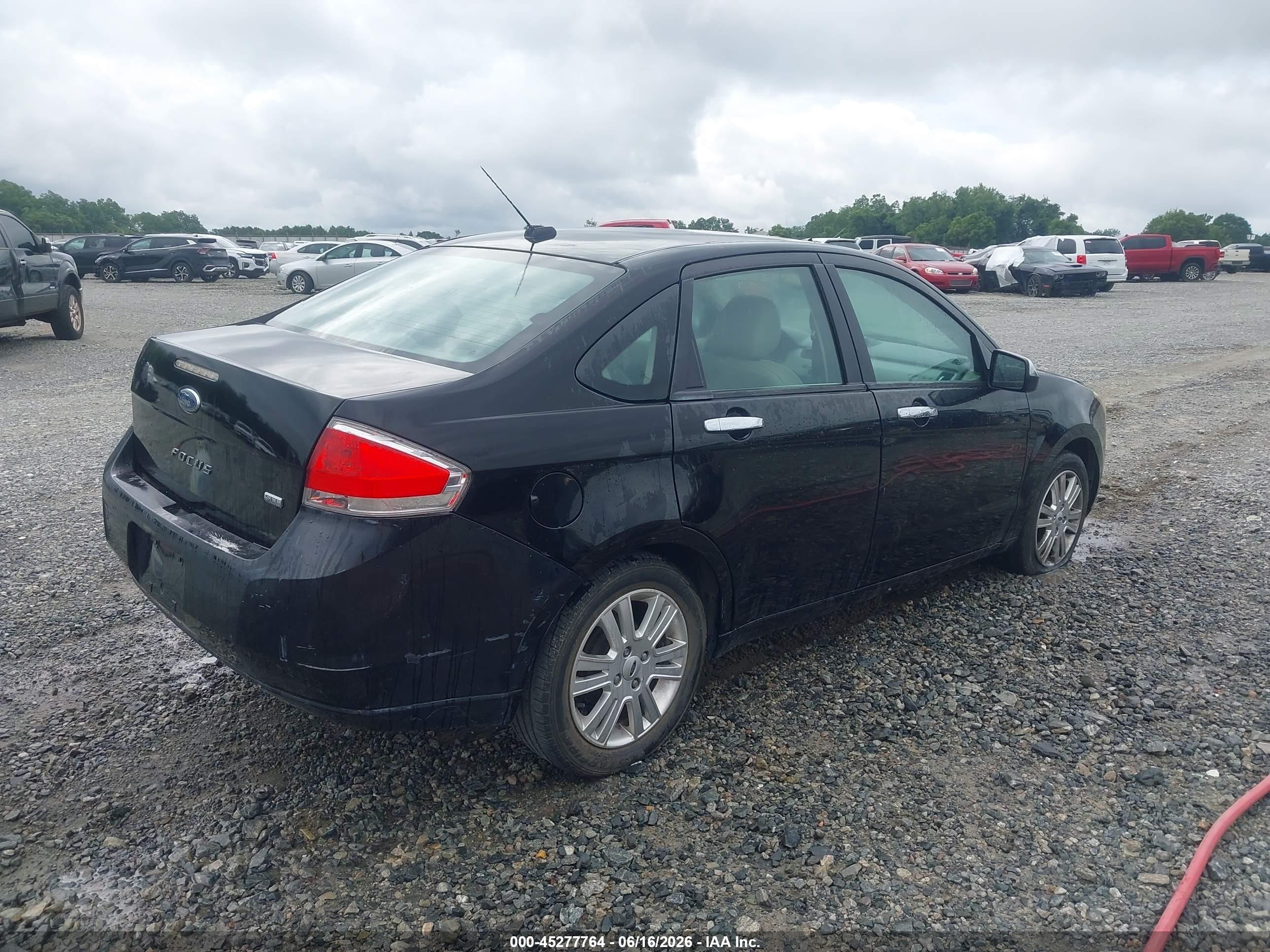 2011 Ford Focus Sel Черный vin: 1FAHP3HN5BW187418
