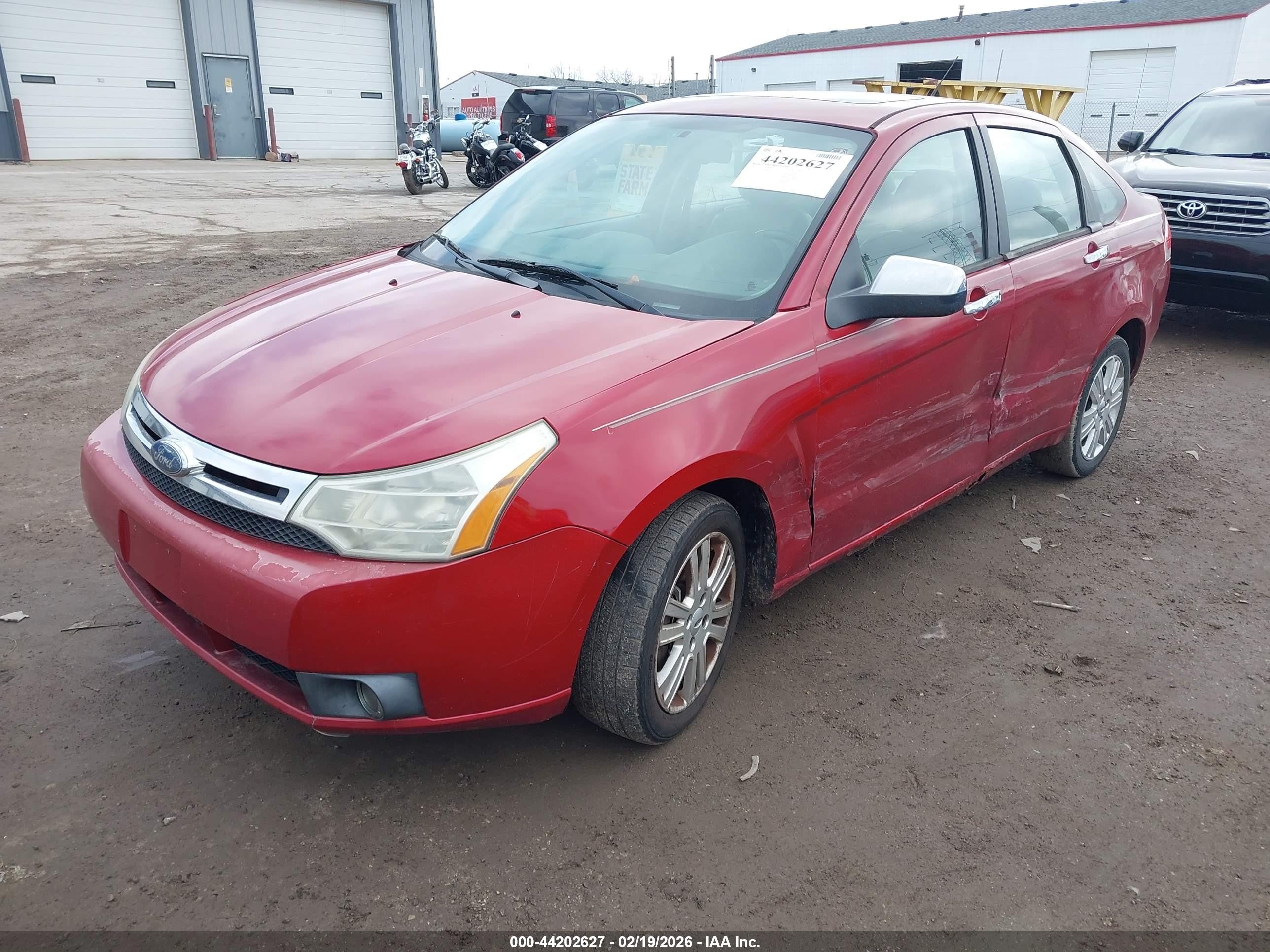 2010 Ford Focus Sel Red vin: 1FAHP3HN6AW159089