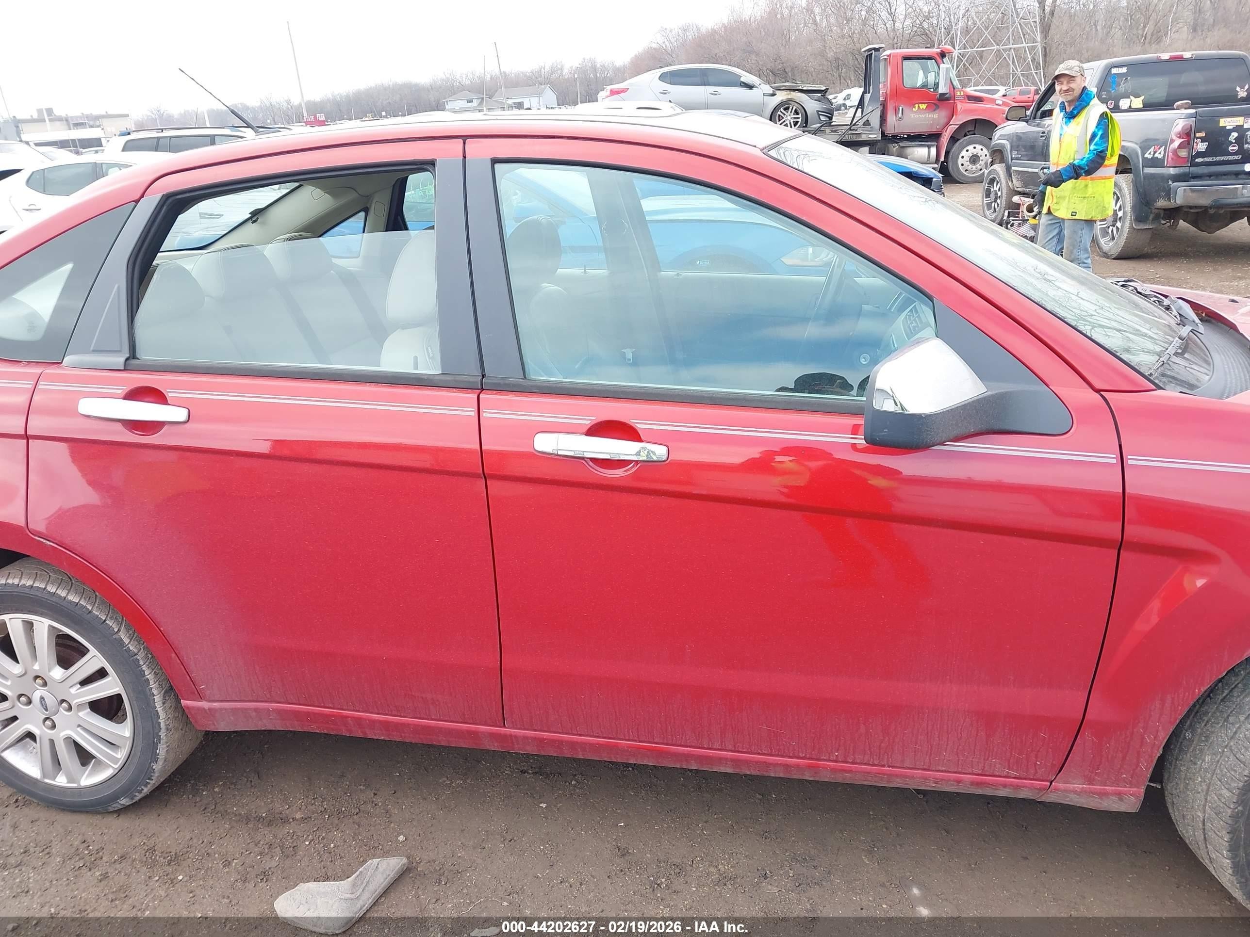 2010 Ford Focus Sel Red vin: 1FAHP3HN6AW159089