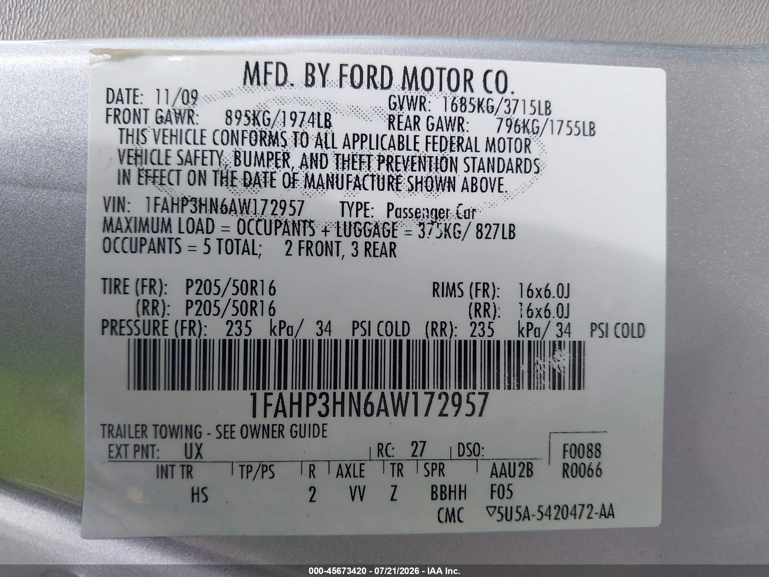 2010 Ford Focus Sel Silver vin: 1FAHP3HN6AW172957