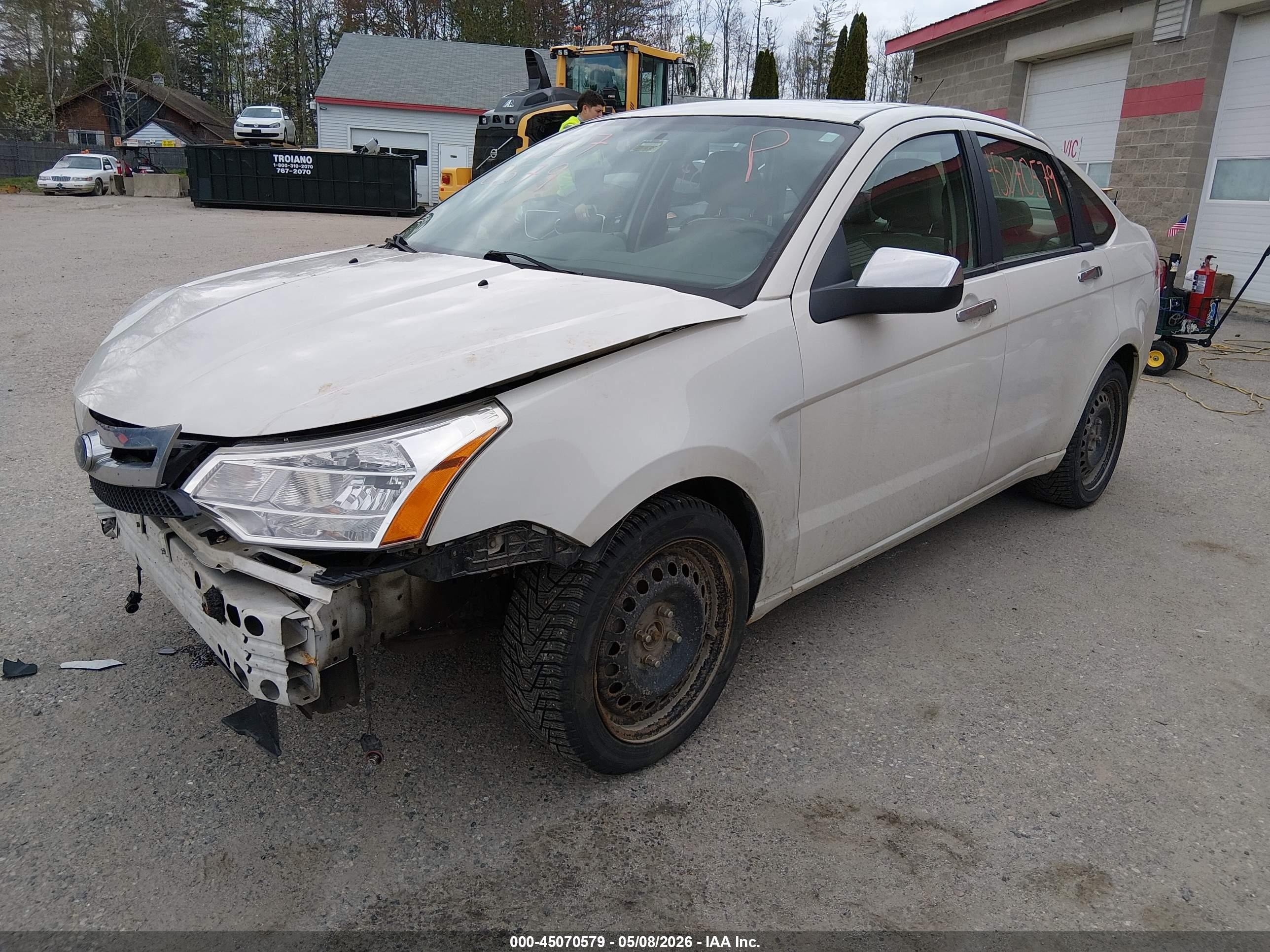 2010 Ford Focus Sel Cream vin: 1FAHP3HN6AW199446