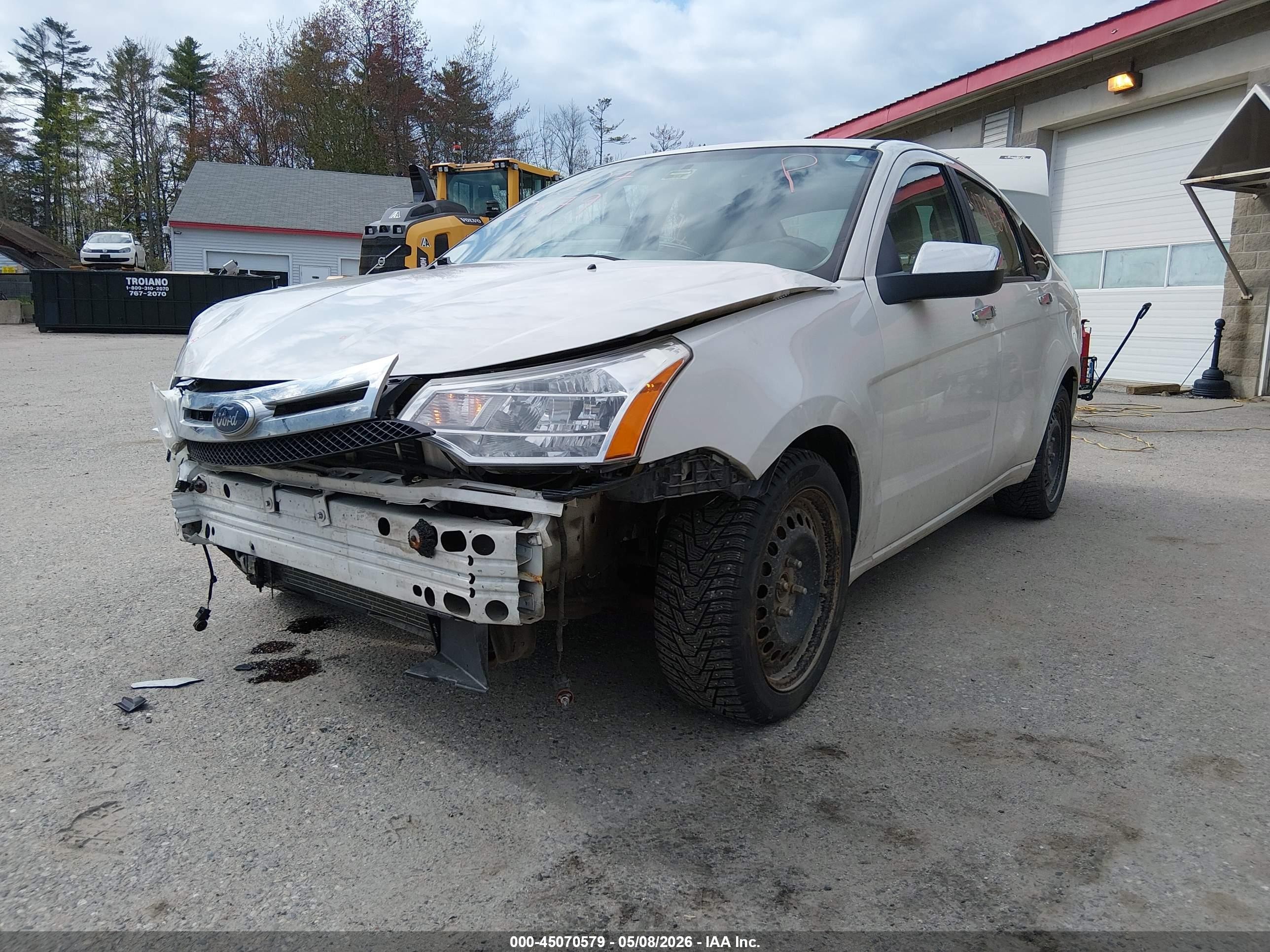 2010 Ford Focus Sel Cream vin: 1FAHP3HN6AW199446