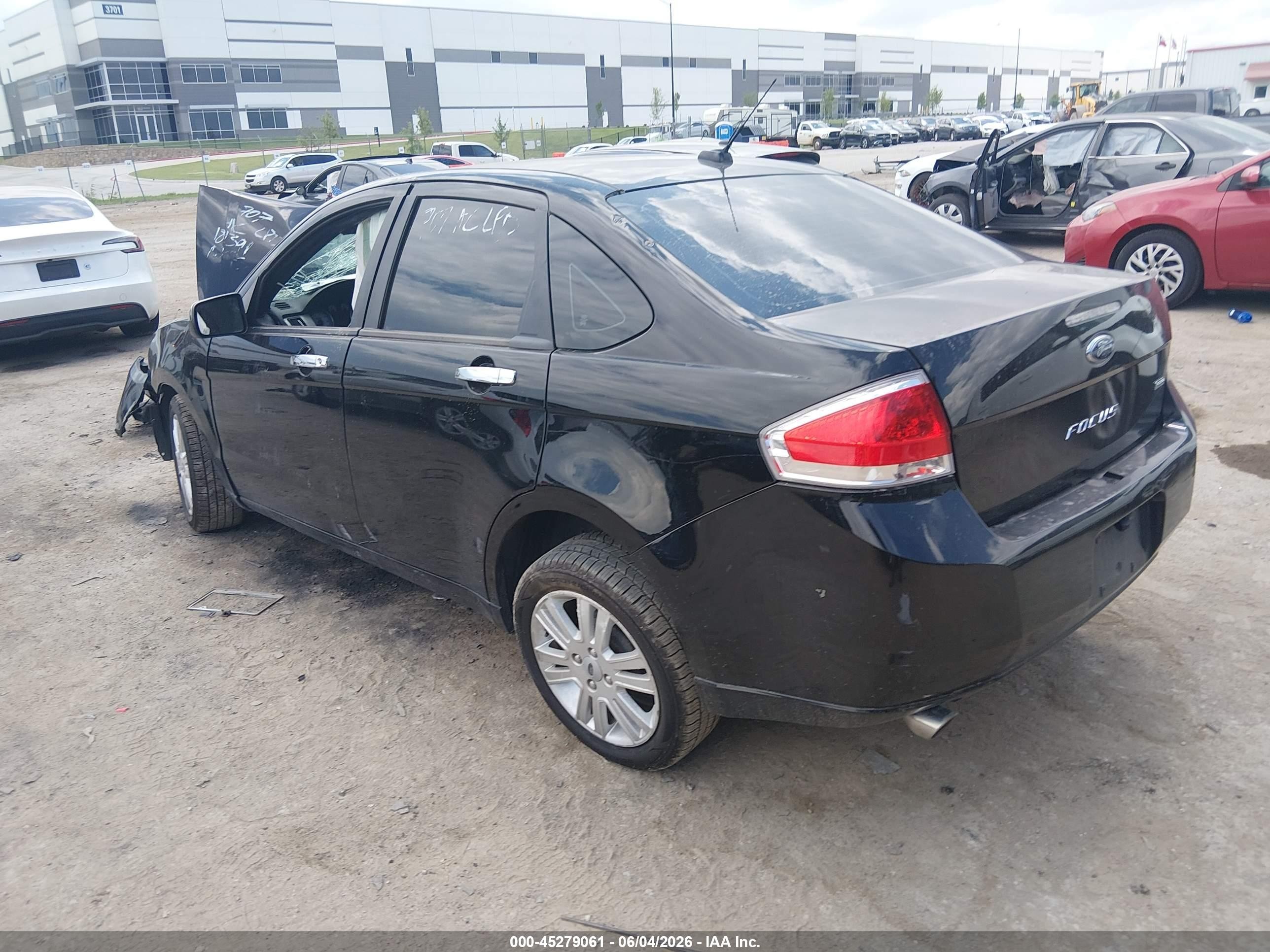 2010 Ford Focus Sel Black vin: 1FAHP3HN6AW207397