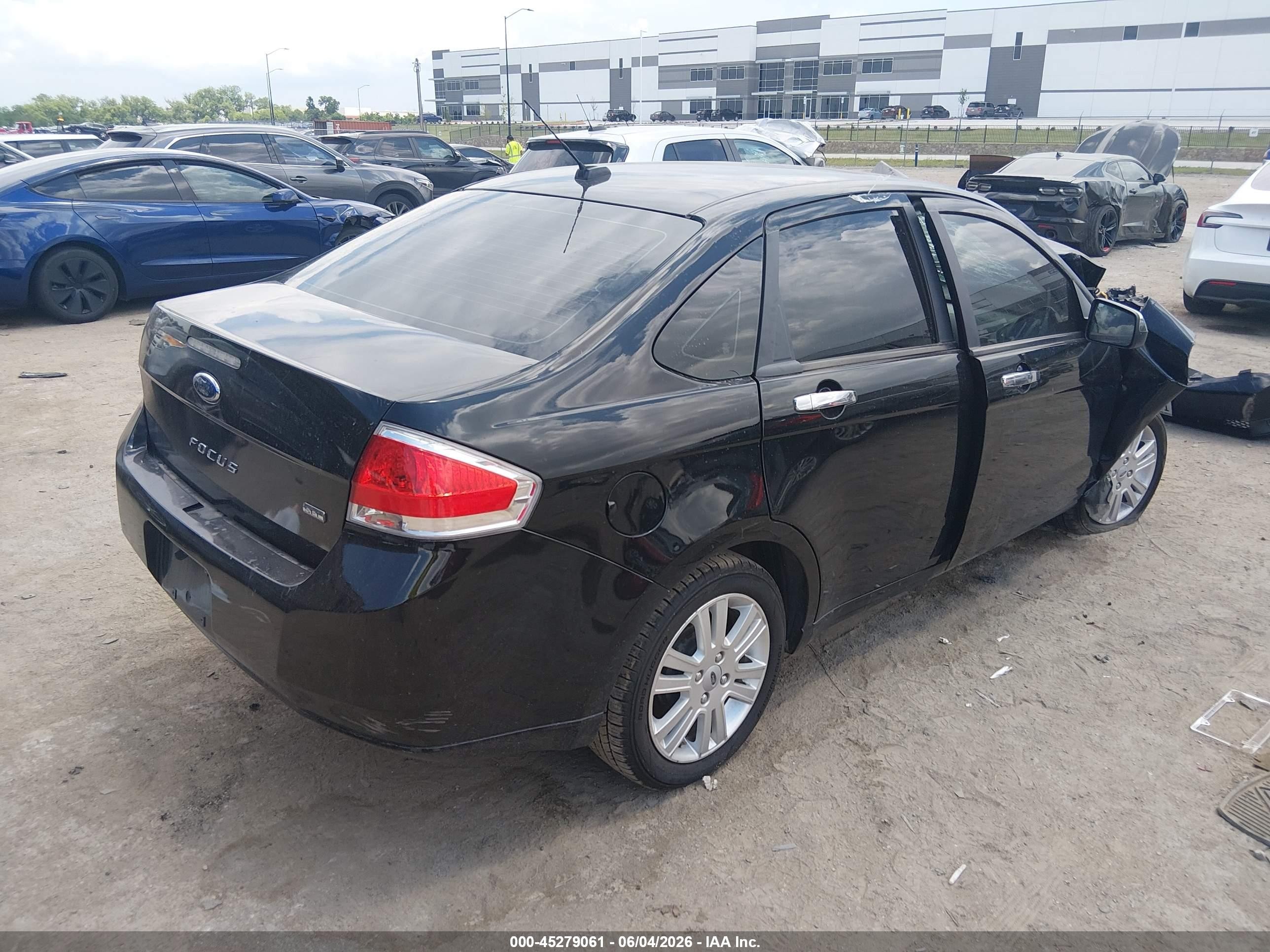 2010 Ford Focus Sel Black vin: 1FAHP3HN6AW207397