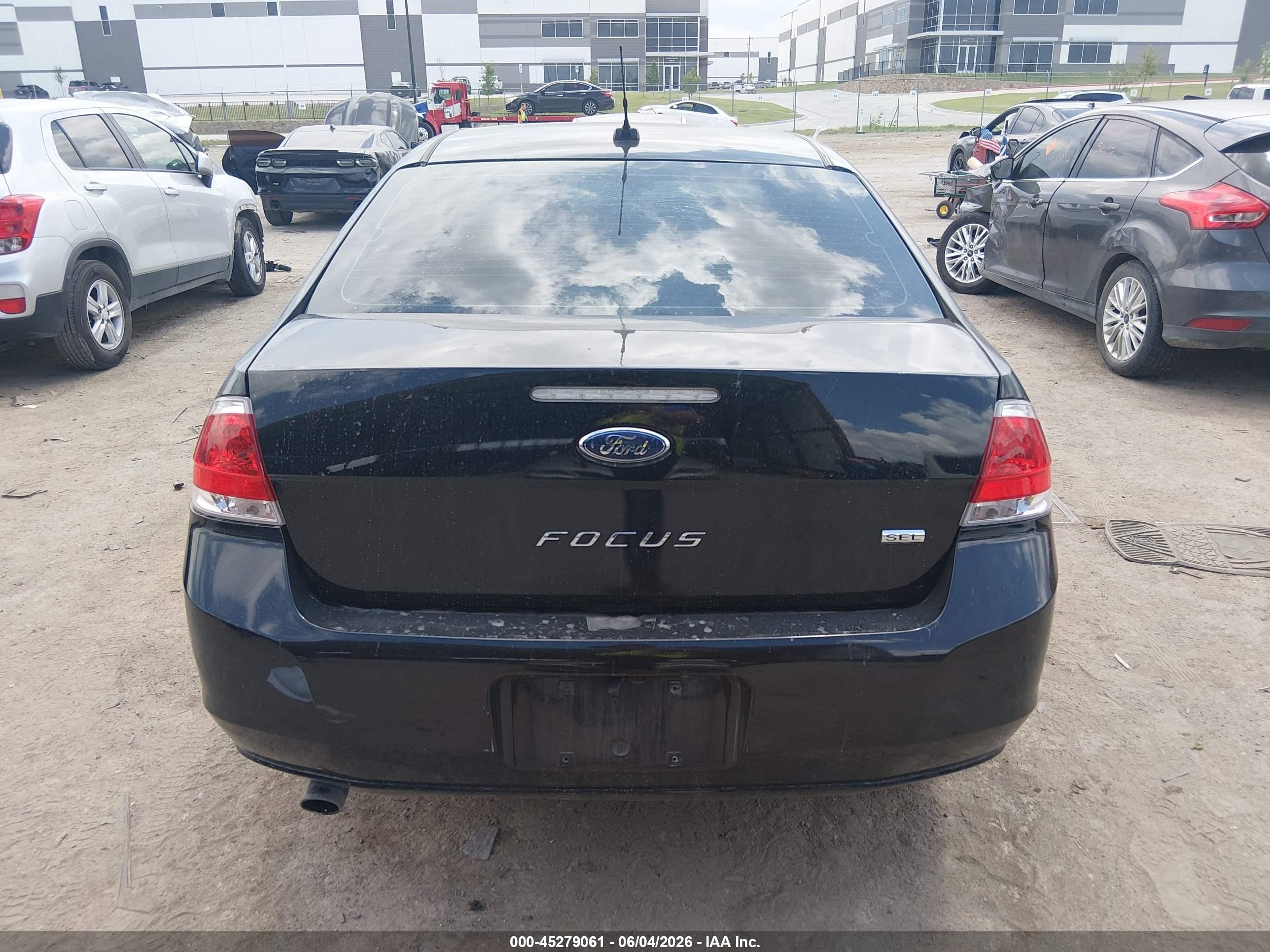 2010 Ford Focus Sel Black vin: 1FAHP3HN6AW207397