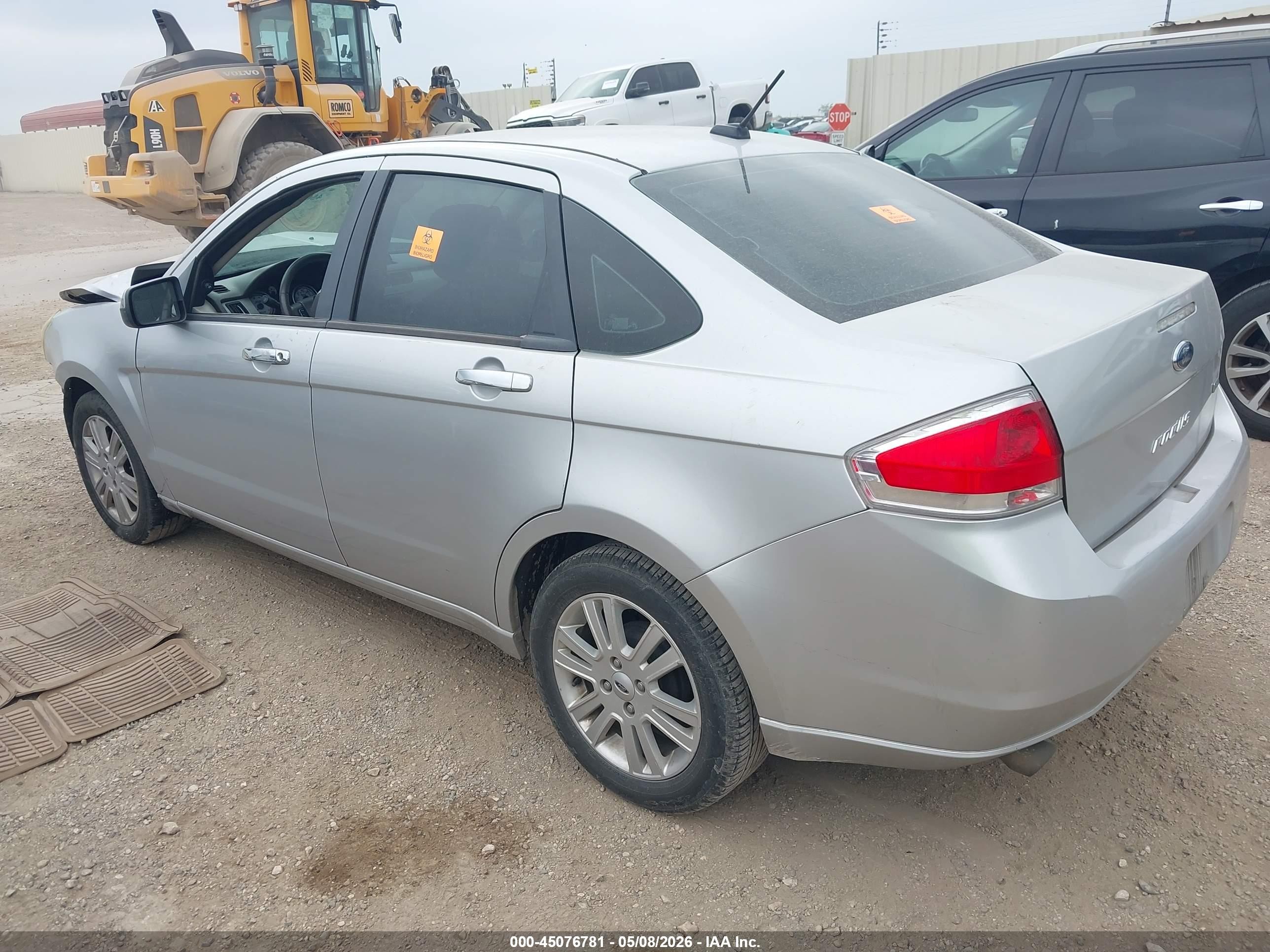 2010 Ford Focus Sel Silver vin: 1FAHP3HN6AW230811