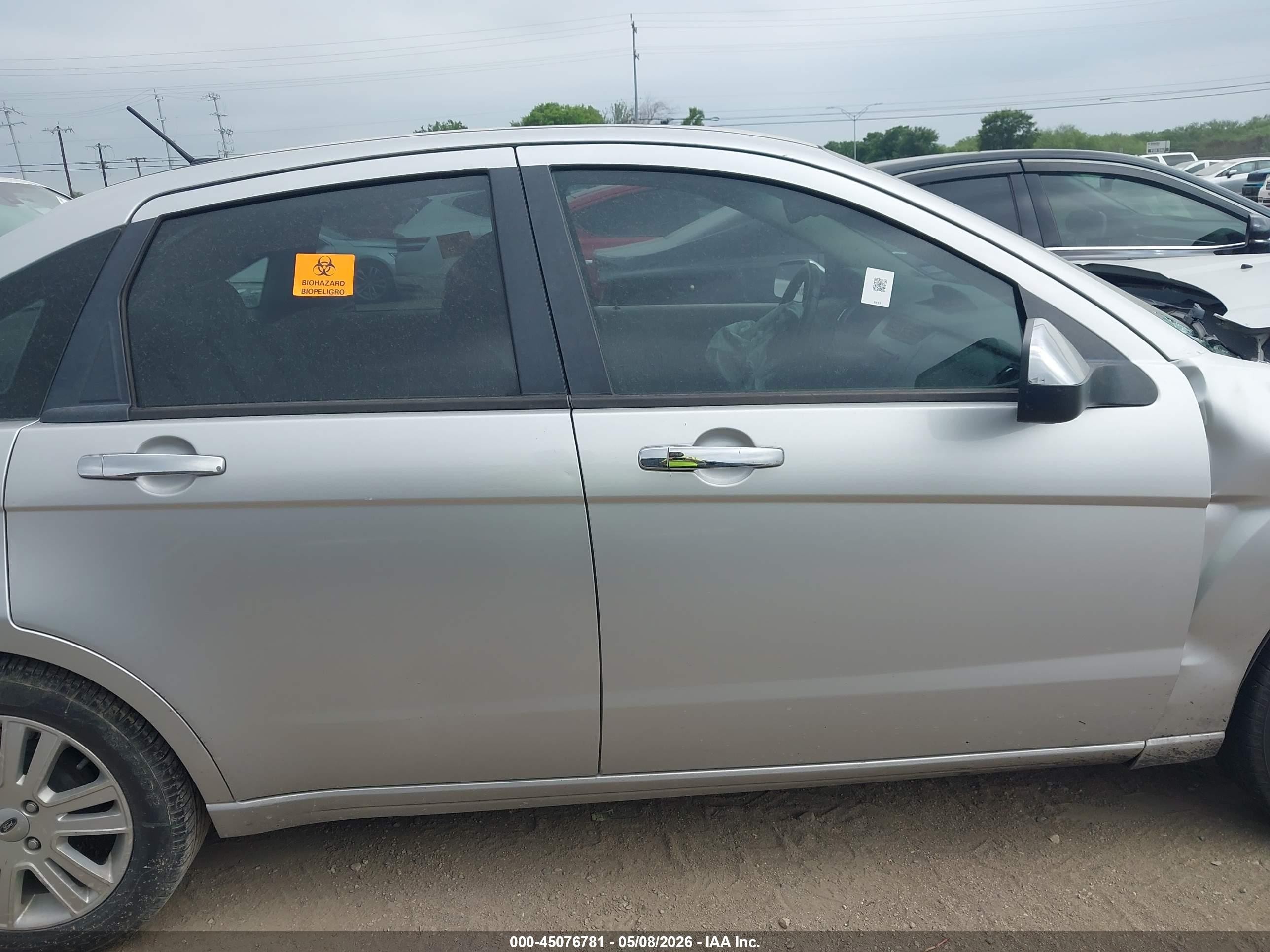 2010 Ford Focus Sel Silver vin: 1FAHP3HN6AW230811