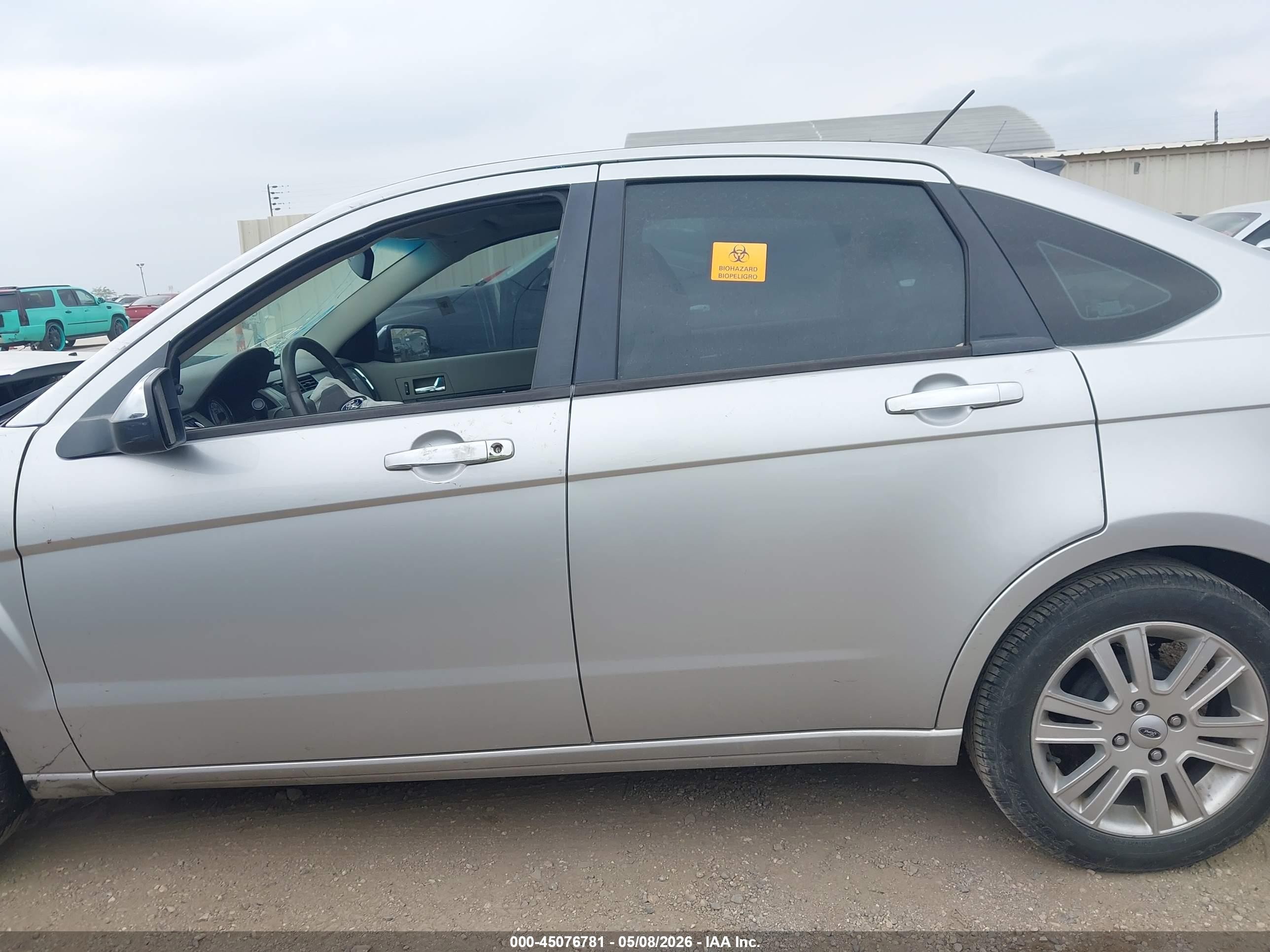 2010 Ford Focus Sel Silver vin: 1FAHP3HN6AW230811