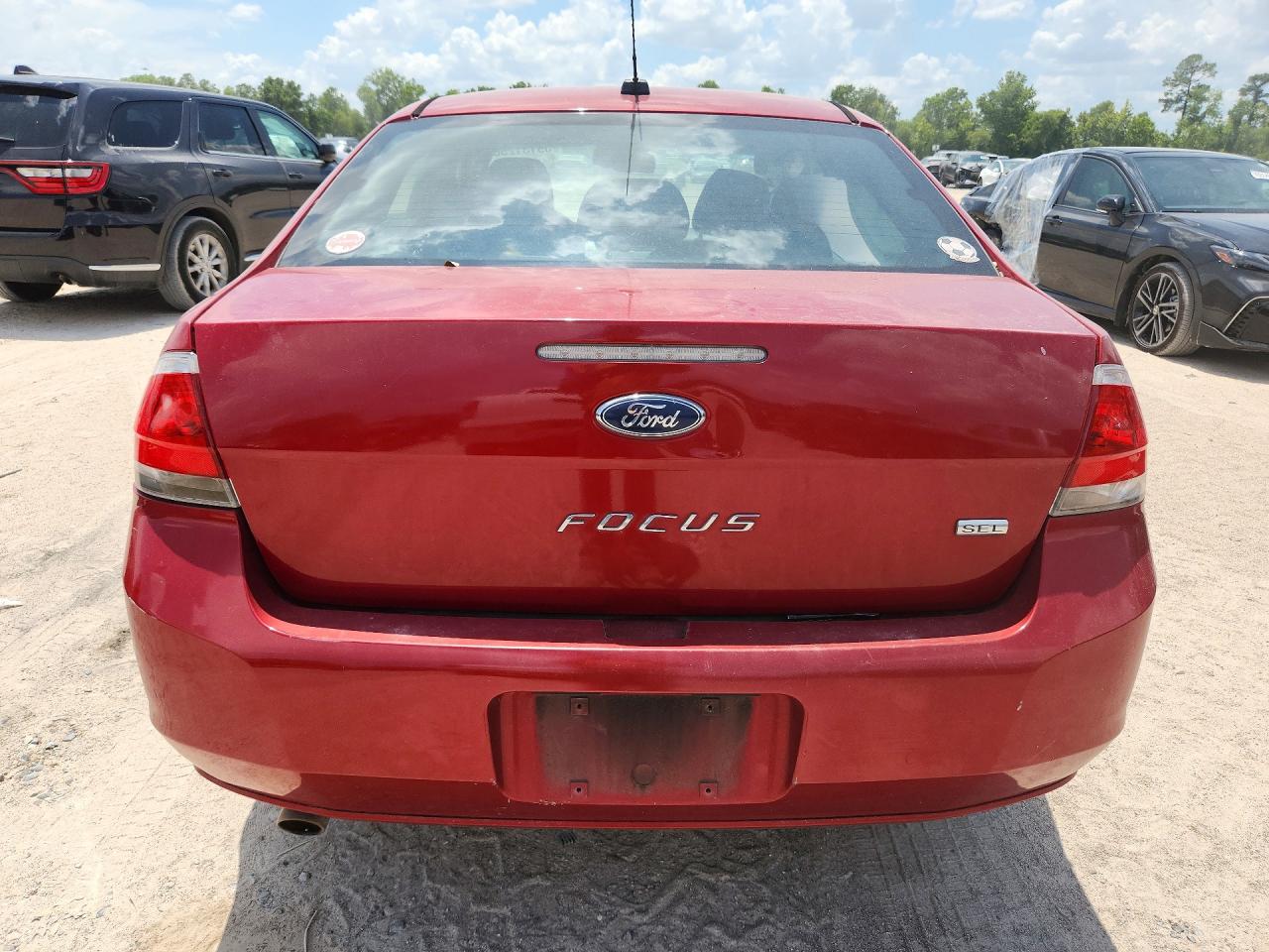 2010 Ford Focus Sel Красный vin: 1FAHP3HN6AW258947