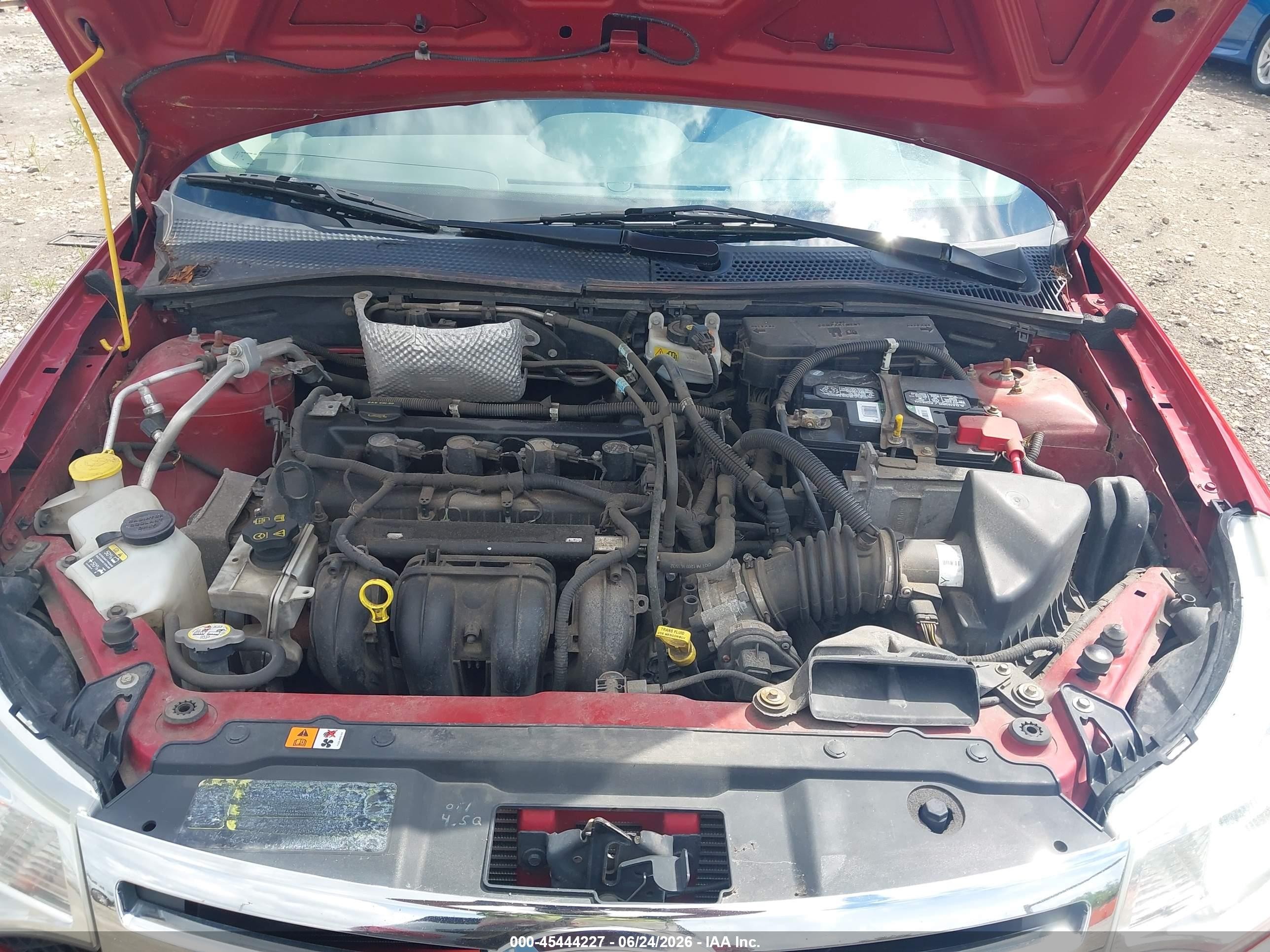 2010 Ford Focus Sel Red vin: 1FAHP3HN7AW269598