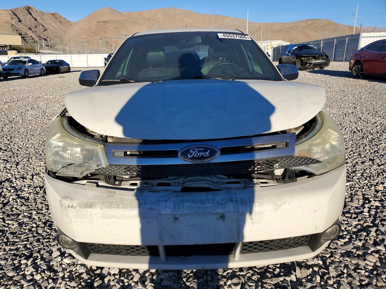 2011 Ford Focus Sel White vin: 1FAHP3HN7BW107262