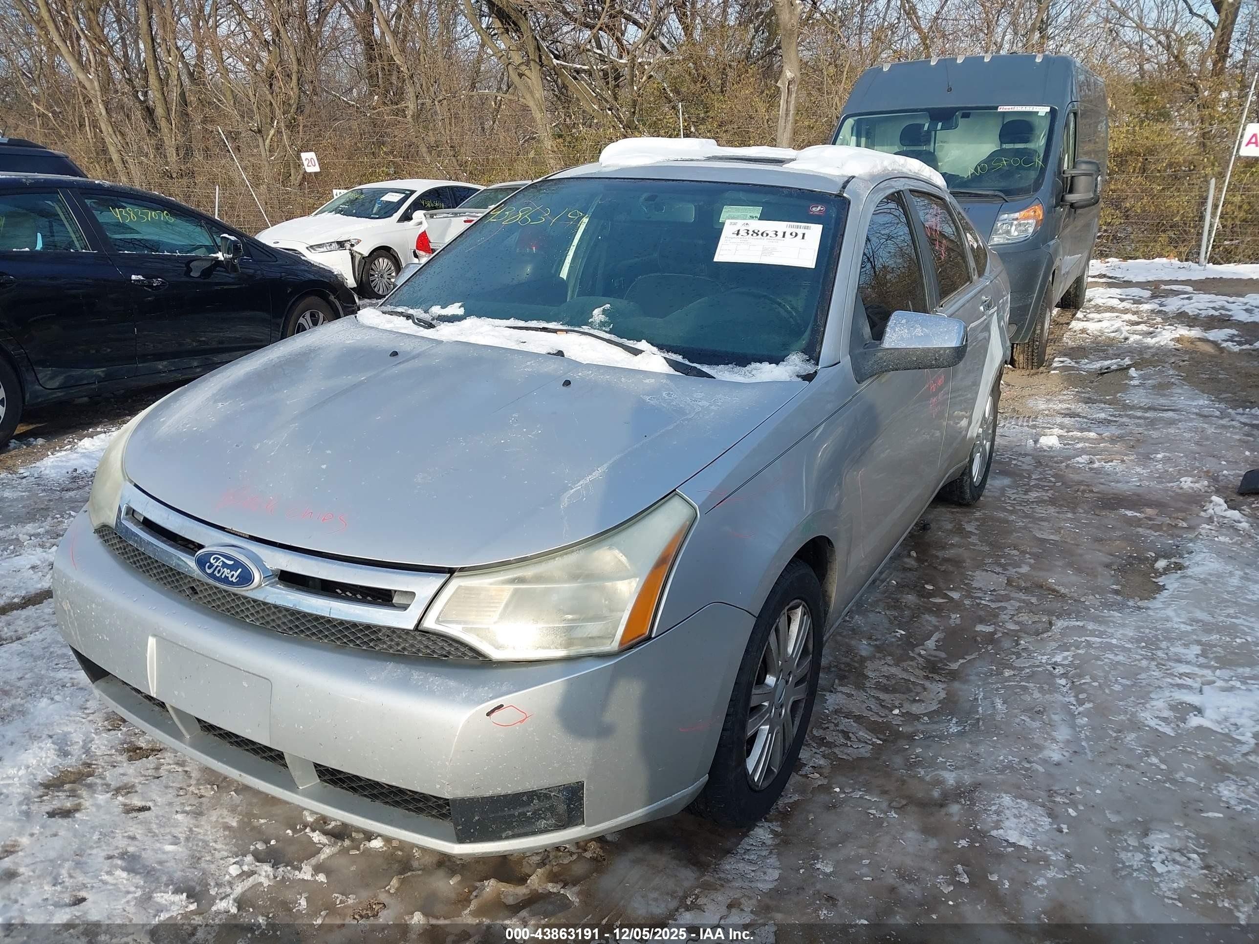 2010 Ford Focus Sel Silver vin: 1FAHP3HN8AW258979
