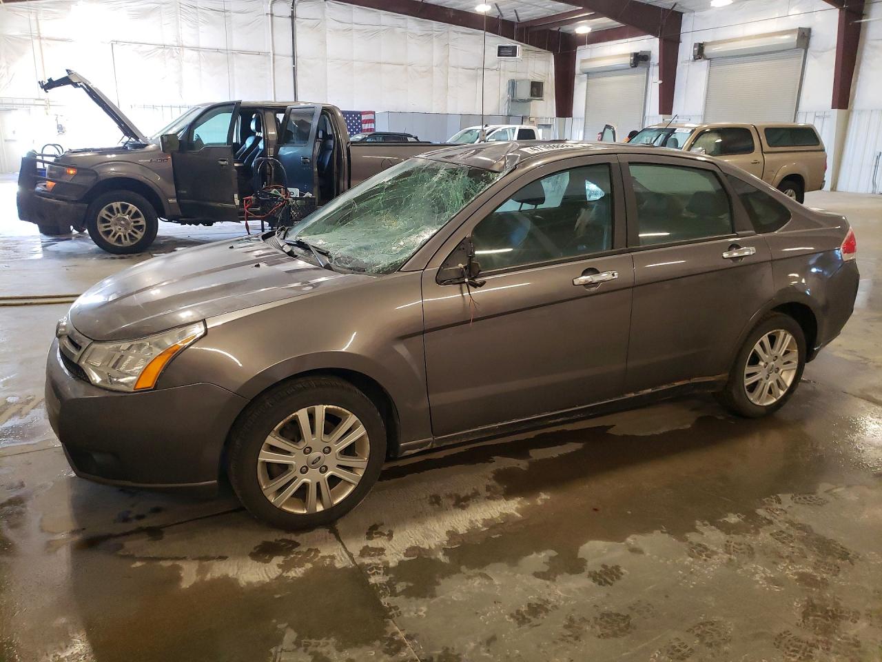 2010 Ford Focus Sel Gray vin: 1FAHP3HN9AW142514