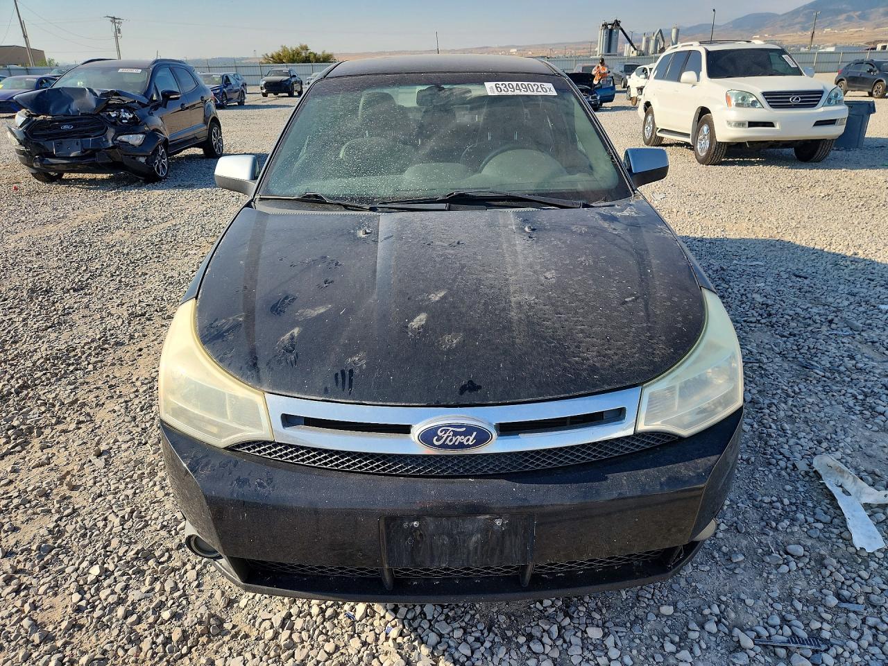 2011 Ford Focus Sel Black vin: 1FAHP3HN9BW107084