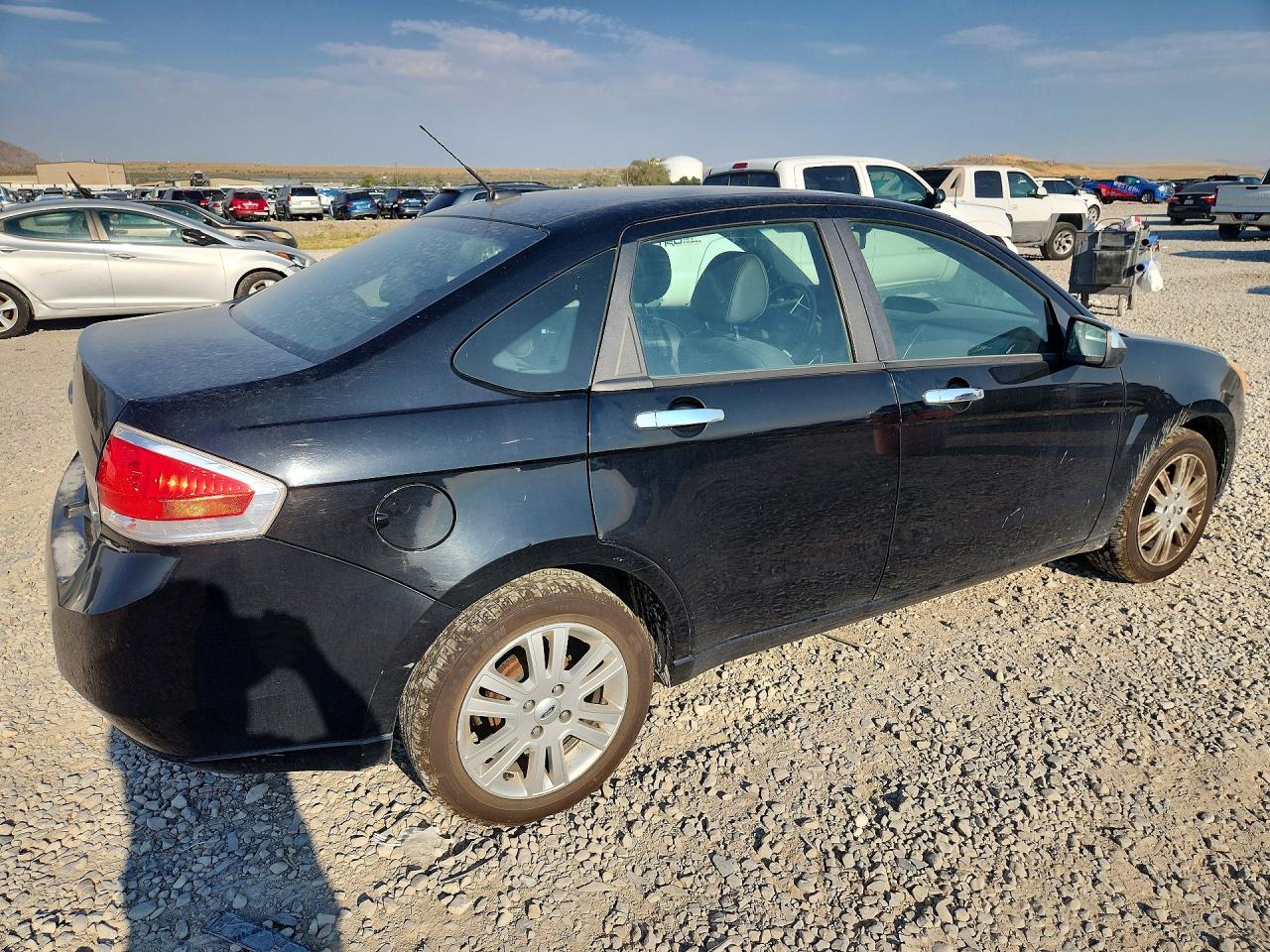 2011 Ford Focus Sel Black vin: 1FAHP3HN9BW107084