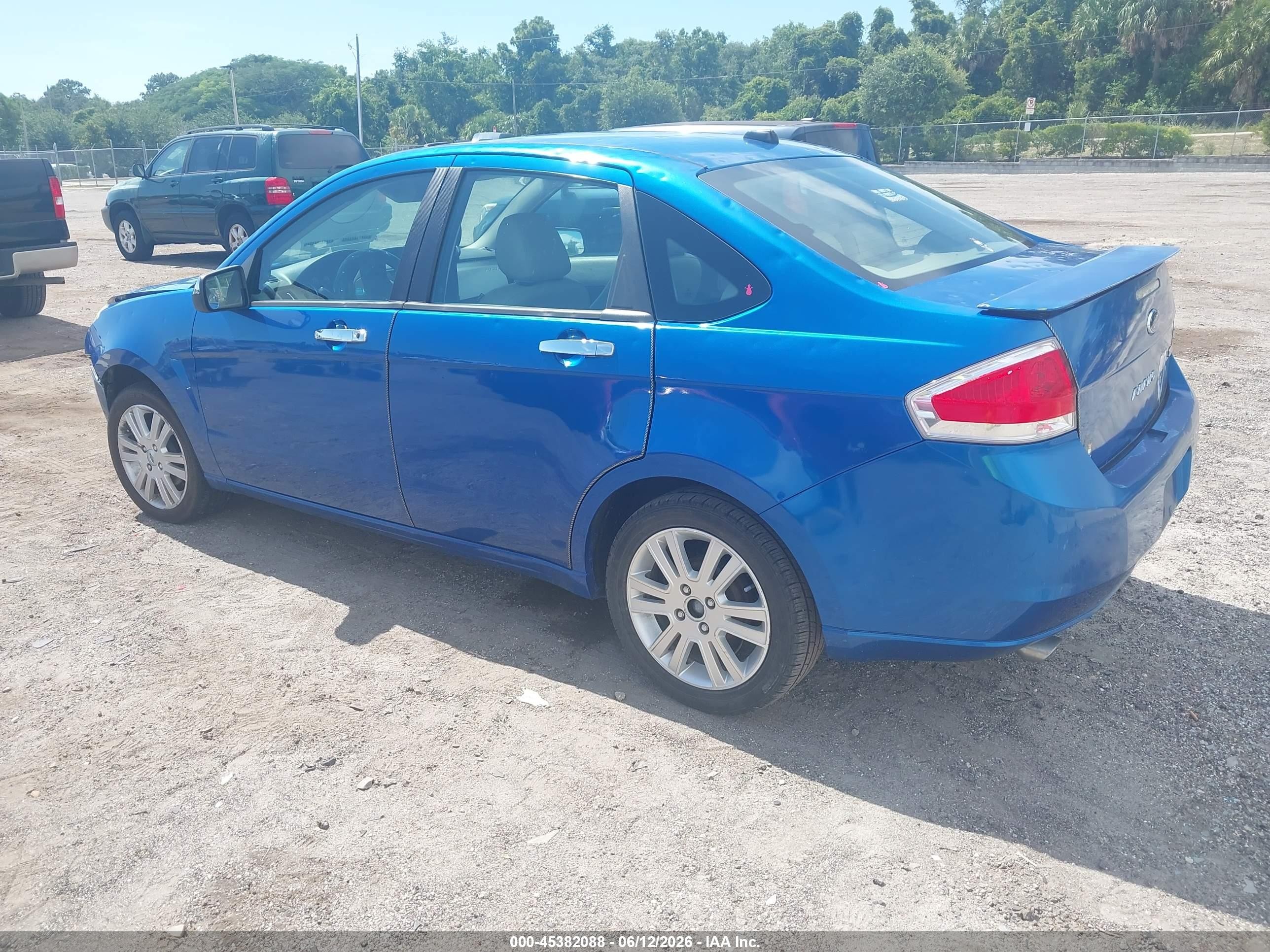 2010 Ford Focus Sel Blue vin: 1FAHP3HNXAW186652