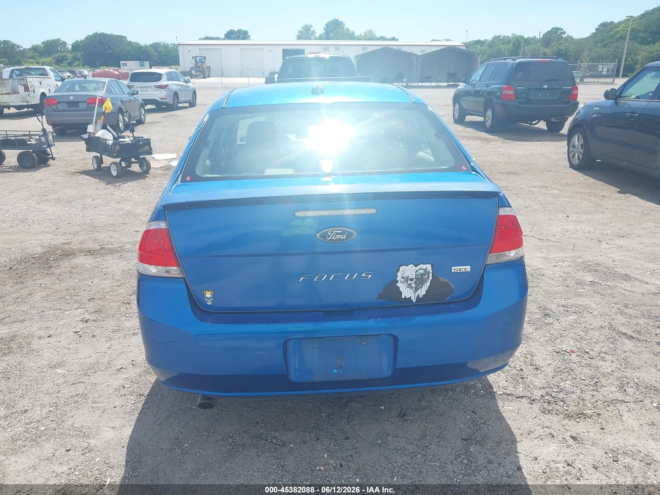 2010 Ford Focus Sel Blue vin: 1FAHP3HNXAW186652