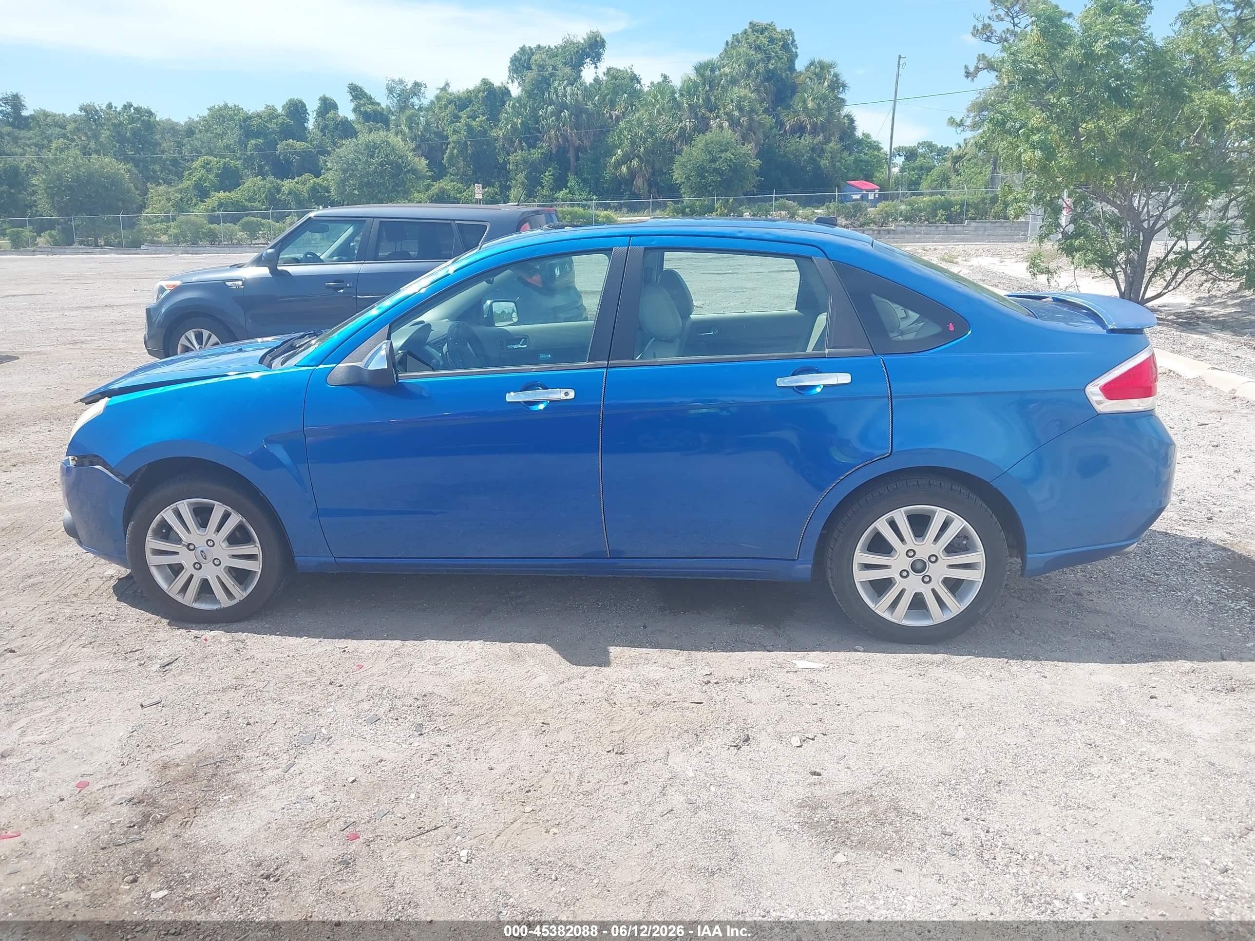 2010 Ford Focus Sel Blue vin: 1FAHP3HNXAW186652