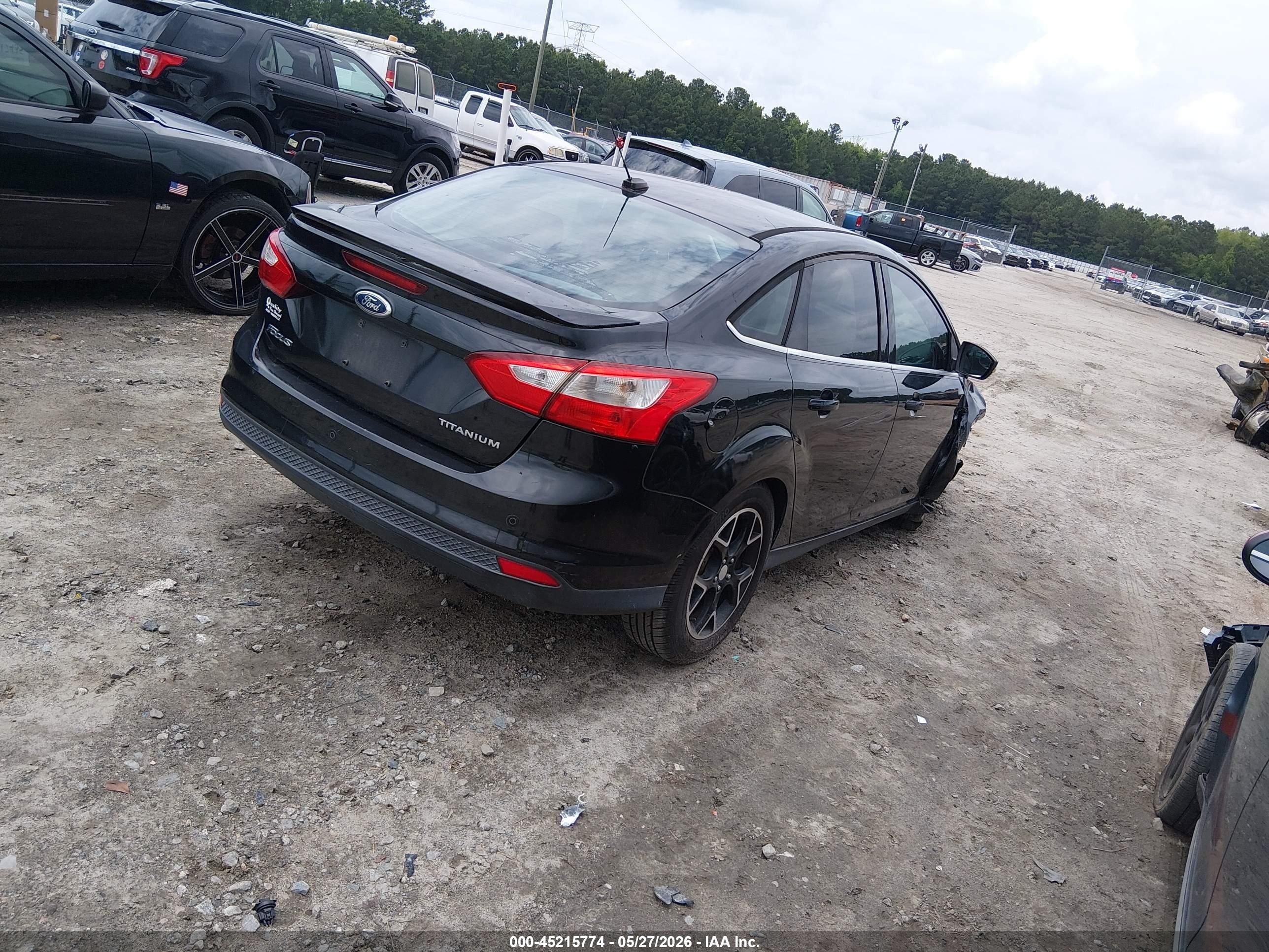 2012 Ford Focus Titanium Black vin: 1FAHP3J21CL151373