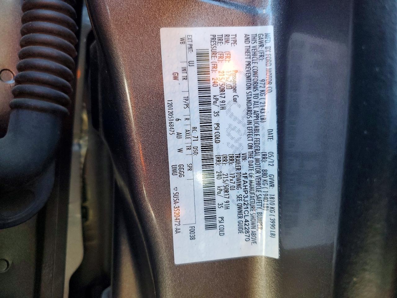 2012 Ford Focus Titanium Gray vin: 1FAHP3J21CL422870