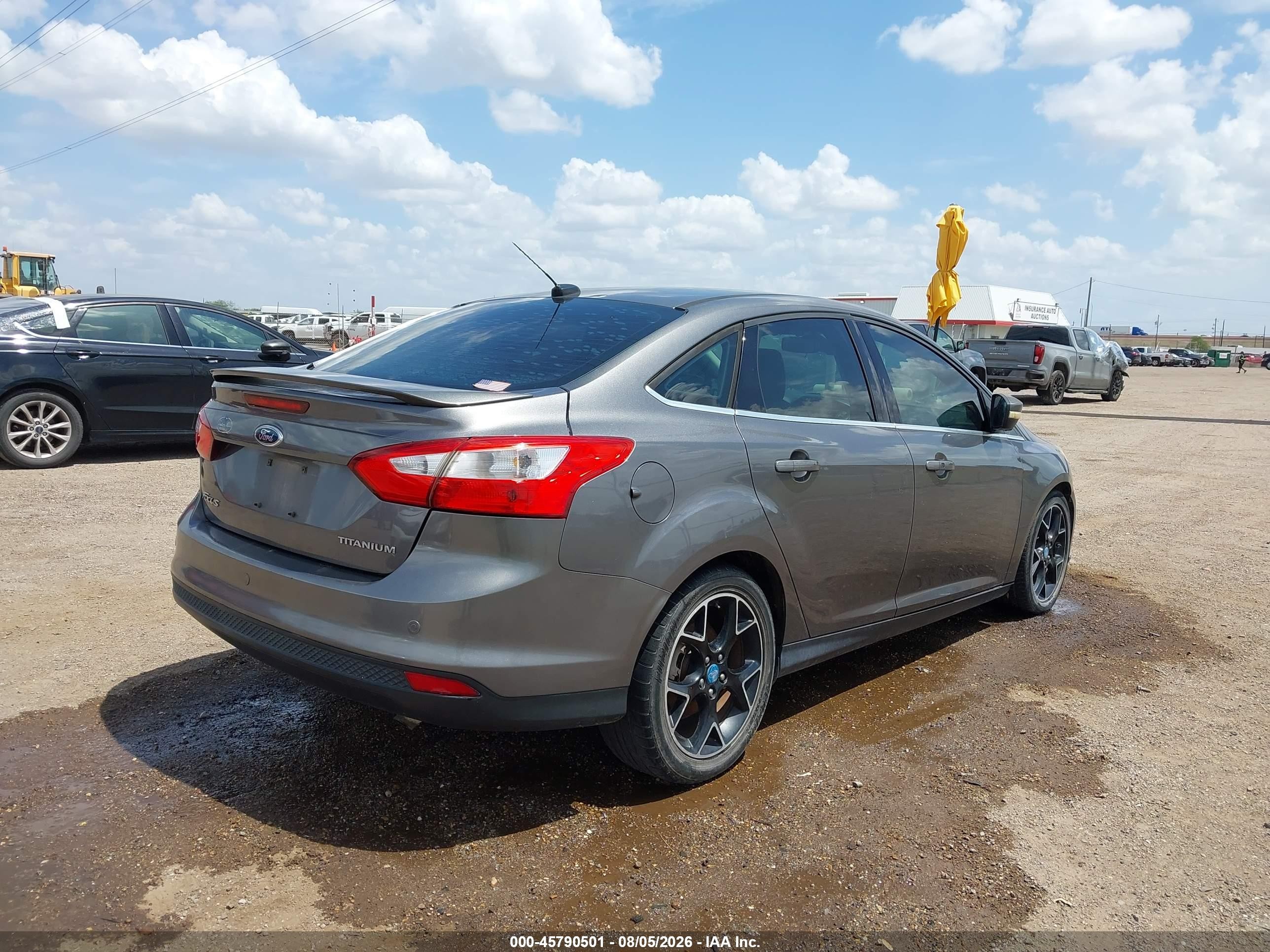 2012 Ford Focus Titanium Gray vin: 1FAHP3J24CL104869
