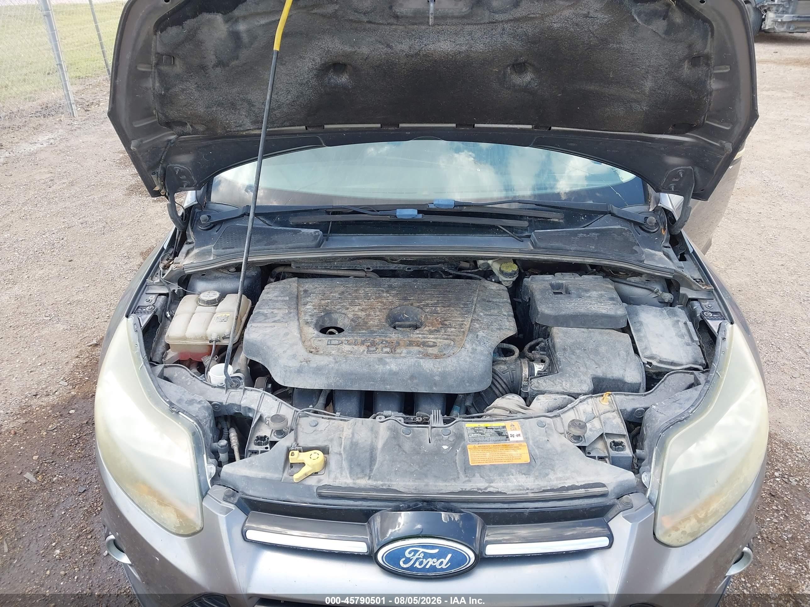 2012 Ford Focus Titanium Gray vin: 1FAHP3J24CL104869