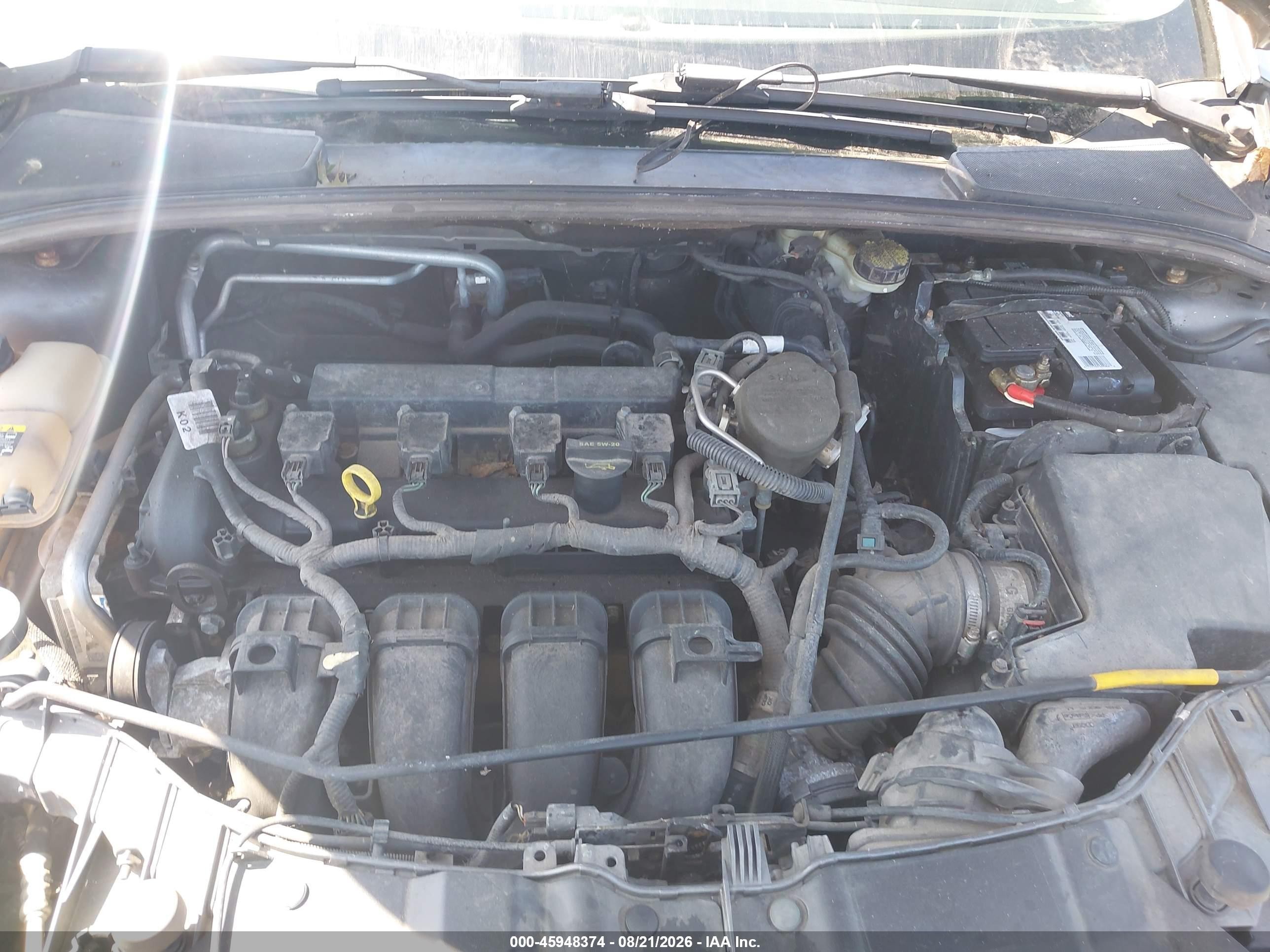 2012 Ford Focus Titanium Gray vin: 1FAHP3J24CL195366