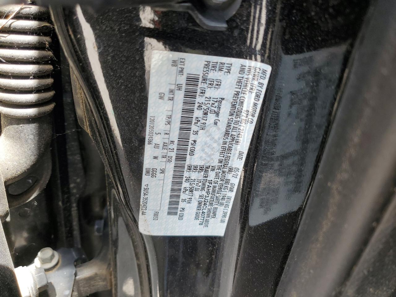2012 Ford Focus Titanium Black vin: 1FAHP3J24CL407778