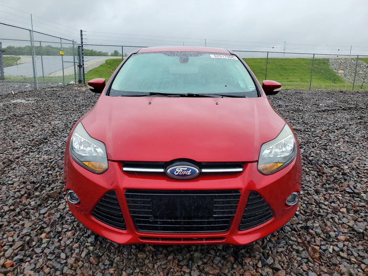 2012 Ford Focus Titanium Red vin: 1FAHP3J25CL399948