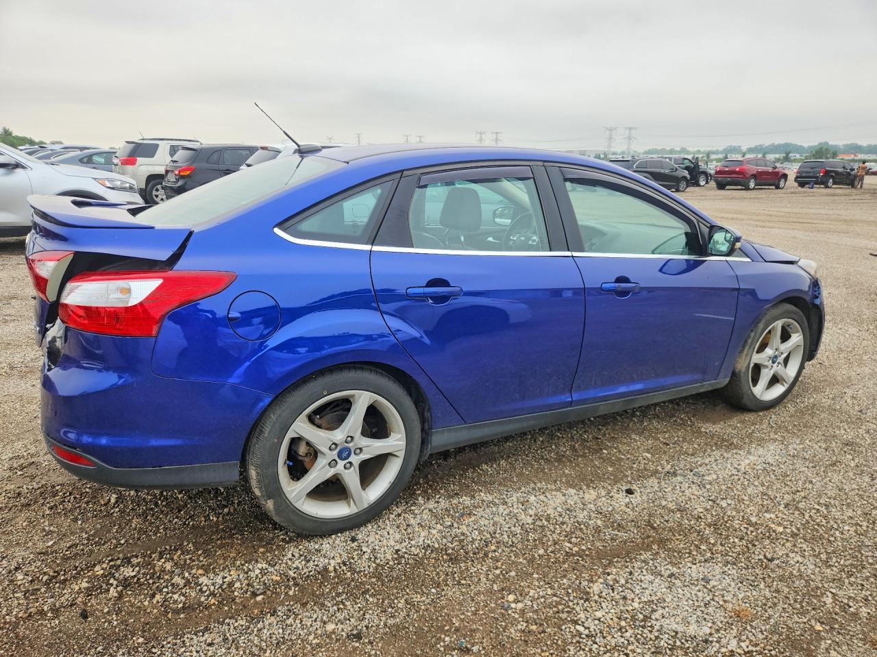 2012 Ford Focus Titanium Blue vin: 1FAHP3J26CL303941