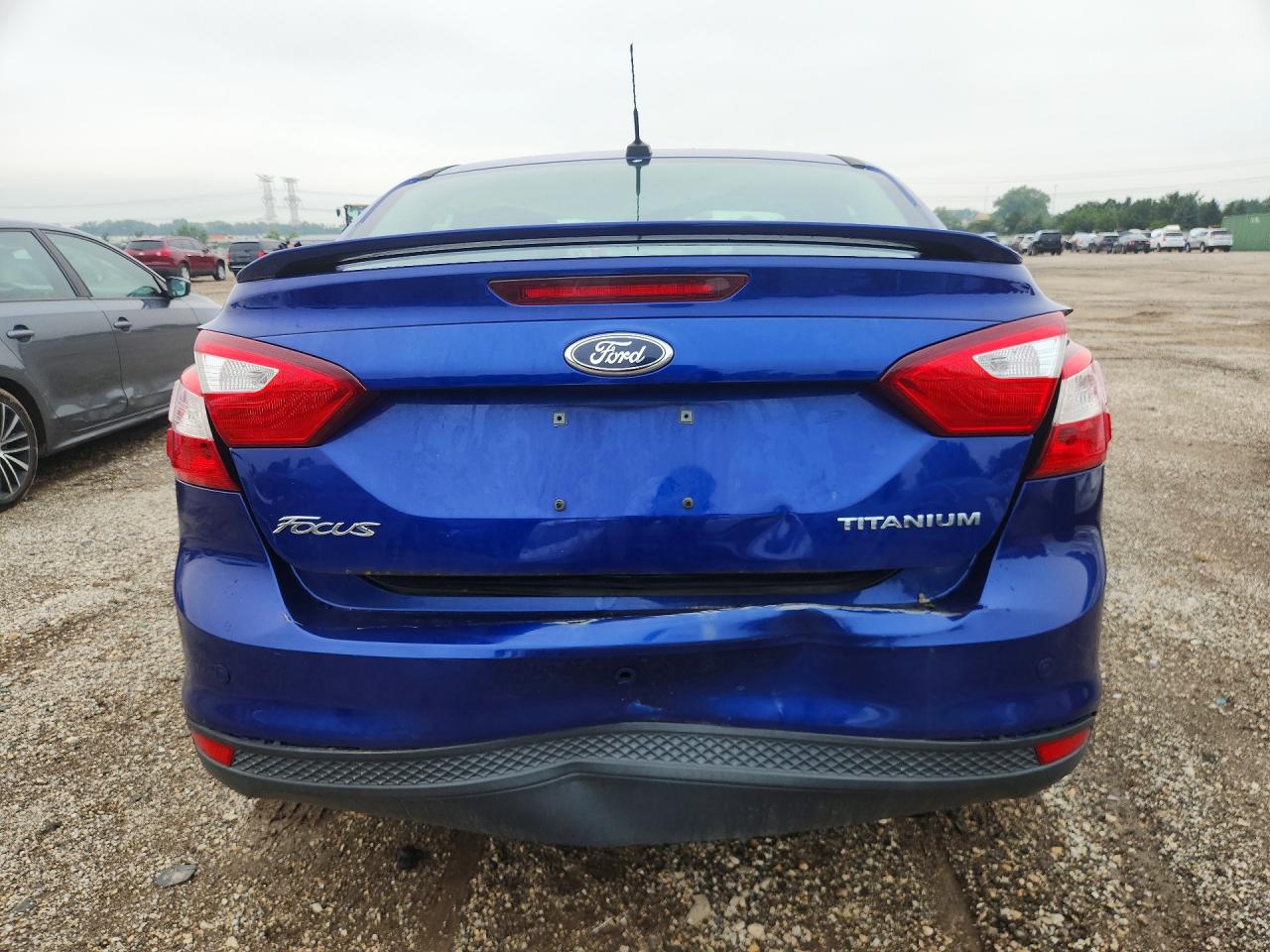 2012 Ford Focus Titanium Blue vin: 1FAHP3J26CL303941