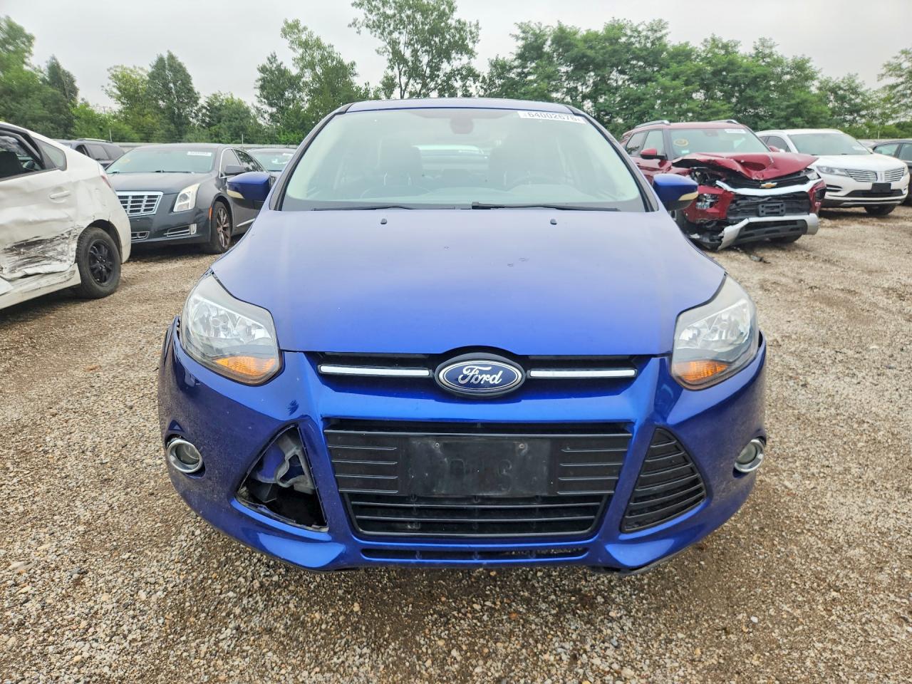 2012 Ford Focus Titanium Blue vin: 1FAHP3J26CL303941