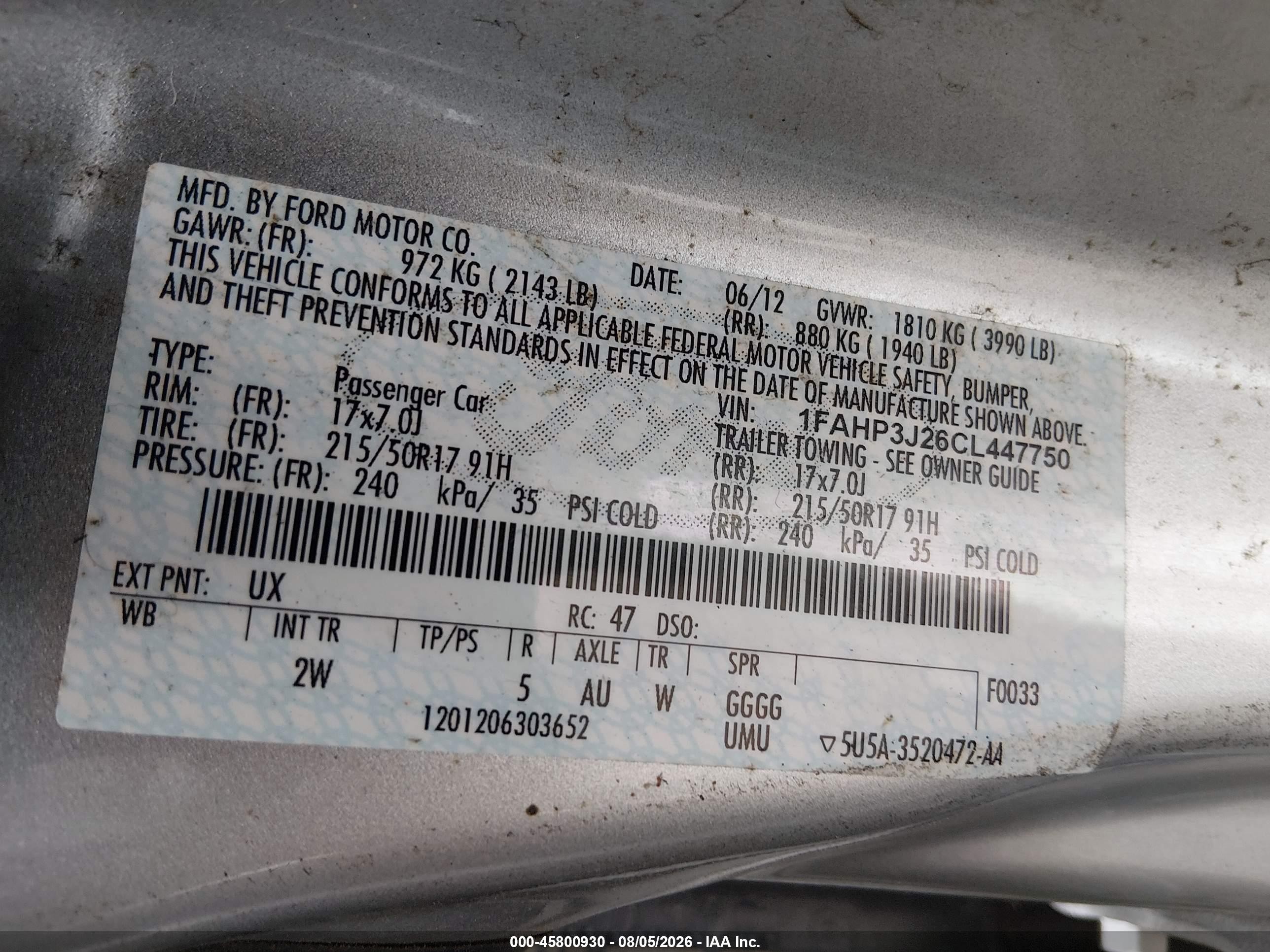 2012 Ford Focus Titanium Silver vin: 1FAHP3J26CL447750