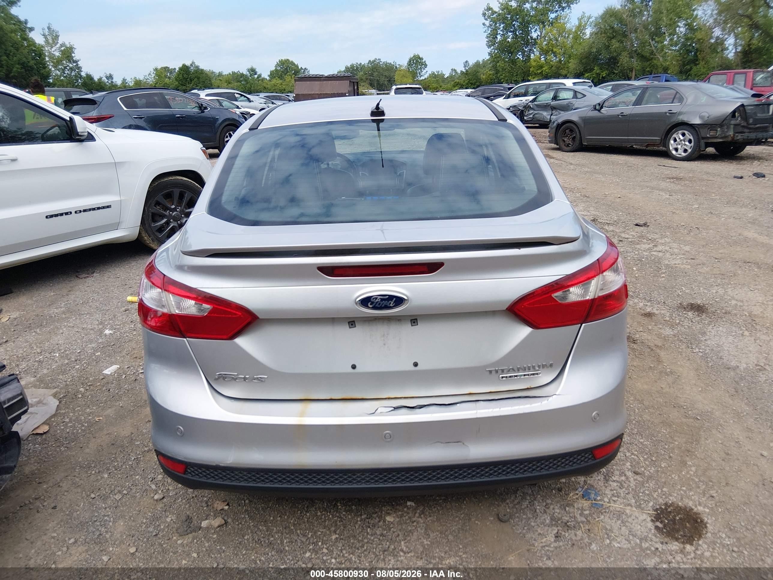 2012 Ford Focus Titanium Silver vin: 1FAHP3J26CL447750