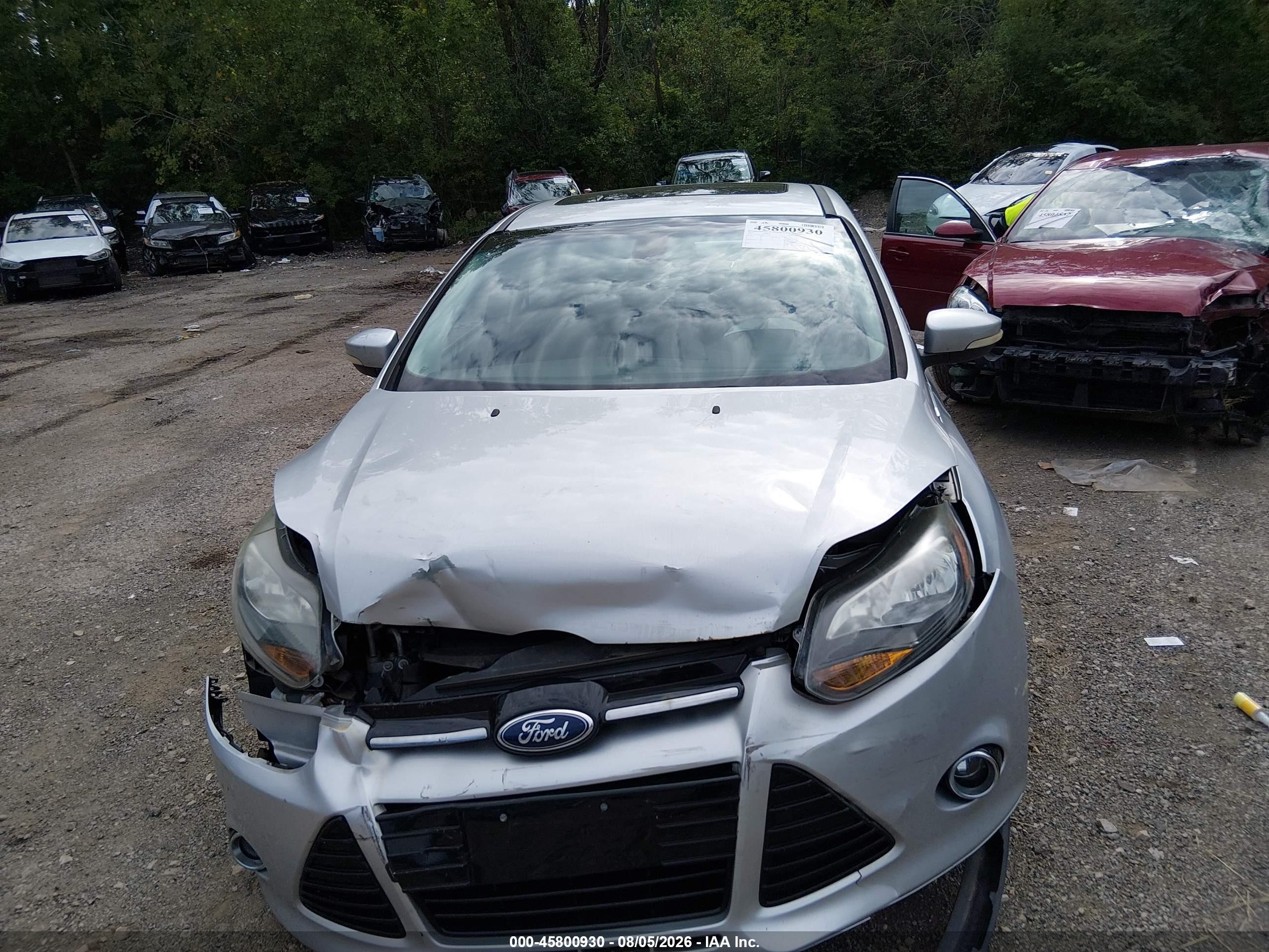 2012 Ford Focus Titanium Silver vin: 1FAHP3J26CL447750
