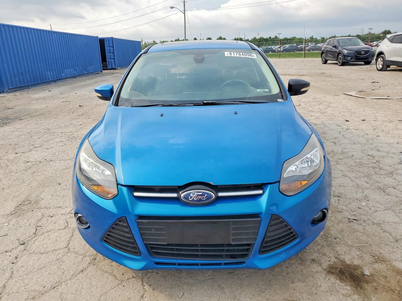 2012 Ford Focus Titanium Blue vin: 1FAHP3J28CL188713