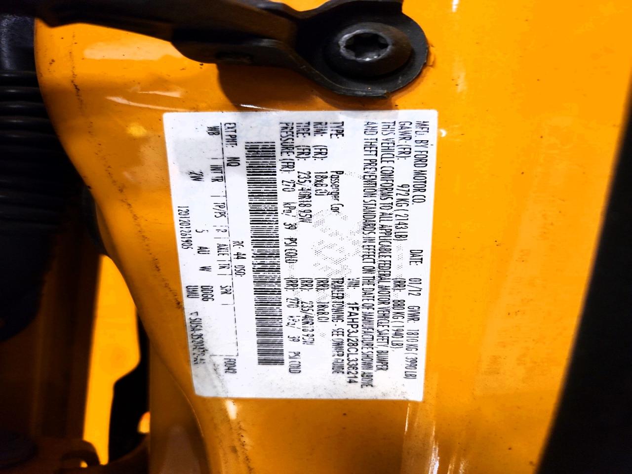 2012 Ford Focus Titanium Gold vin: 1FAHP3J28CL336214