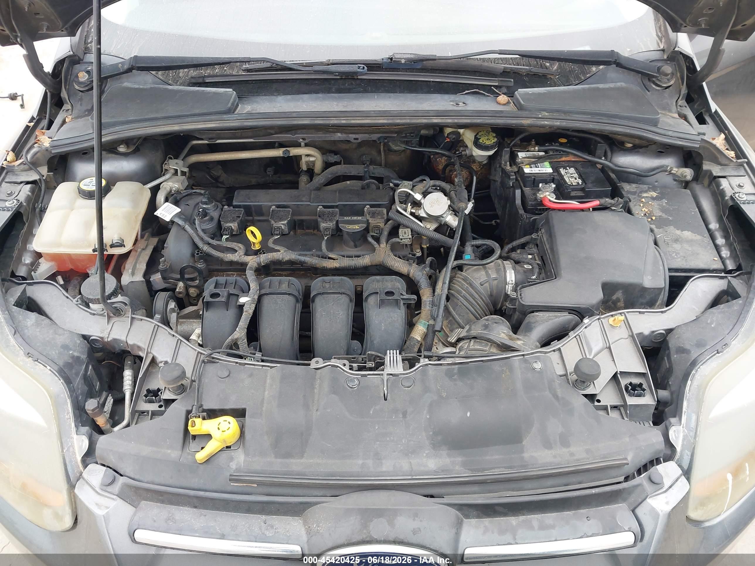 2012 Ford Focus Titanium Gray vin: 1FAHP3J28CL409744