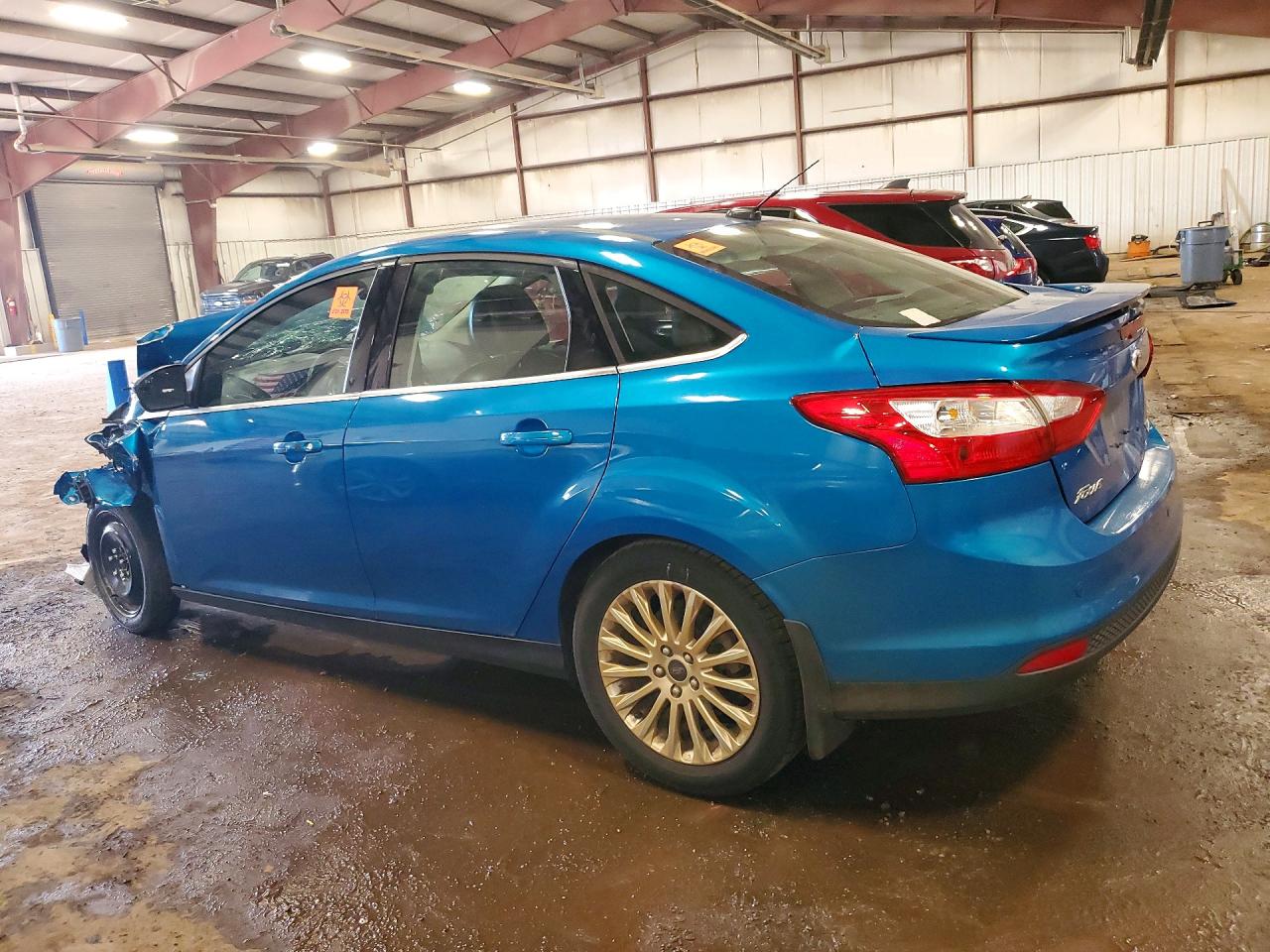 2012 Ford Focus Titanium Blue vin: 1FAHP3J29CL462422
