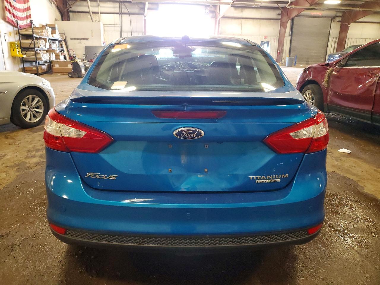 2012 Ford Focus Titanium Blue vin: 1FAHP3J29CL462422