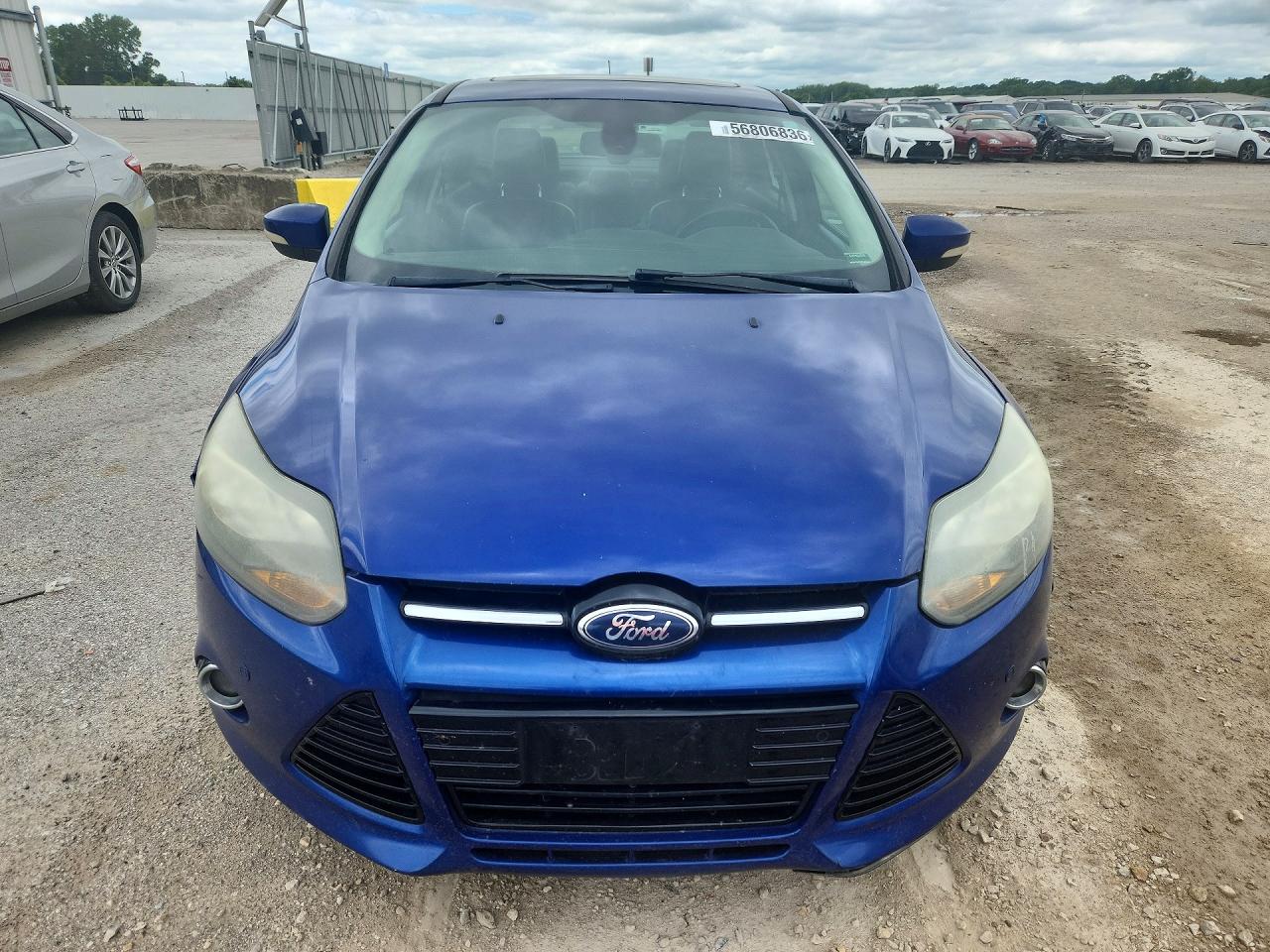 2012 Ford Focus Titanium Blue vin: 1FAHP3J2XCL343276