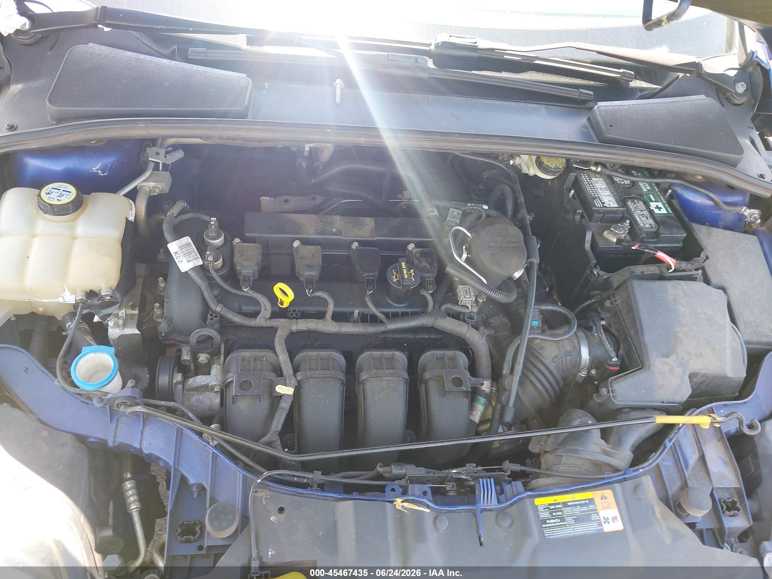 2012 Ford Focus Titanium Blue vin: 1FAHP3J2XCL443099