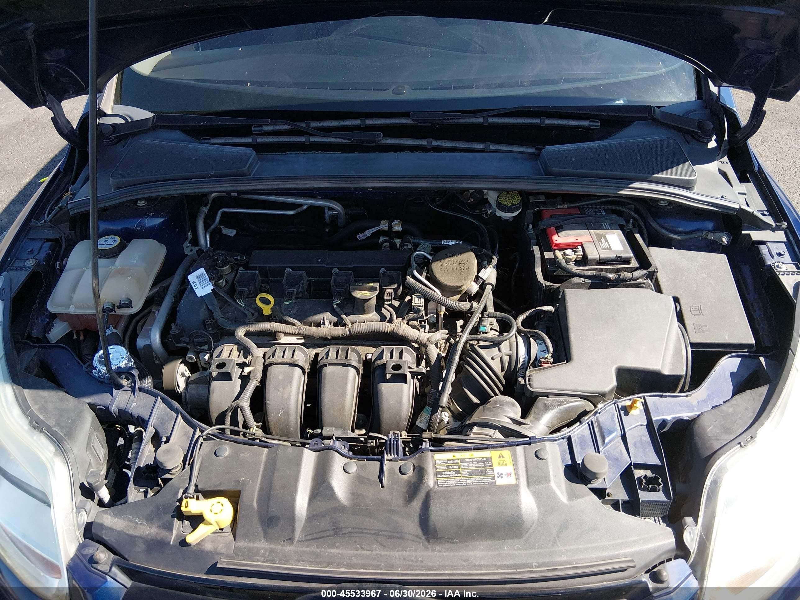 2012 Ford Focus Se Blue vin: 1FAHP3K20CL151198
