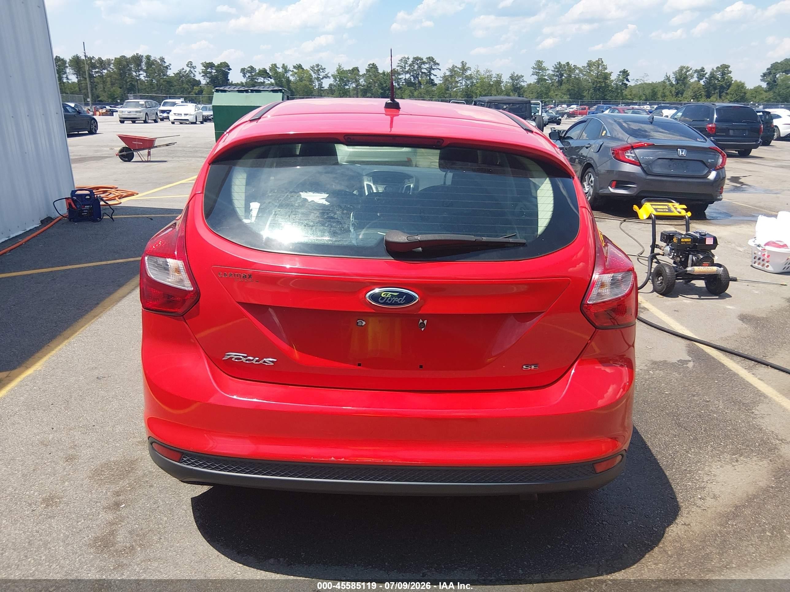 2012 Ford Focus Se Red vin: 1FAHP3K20CL172925