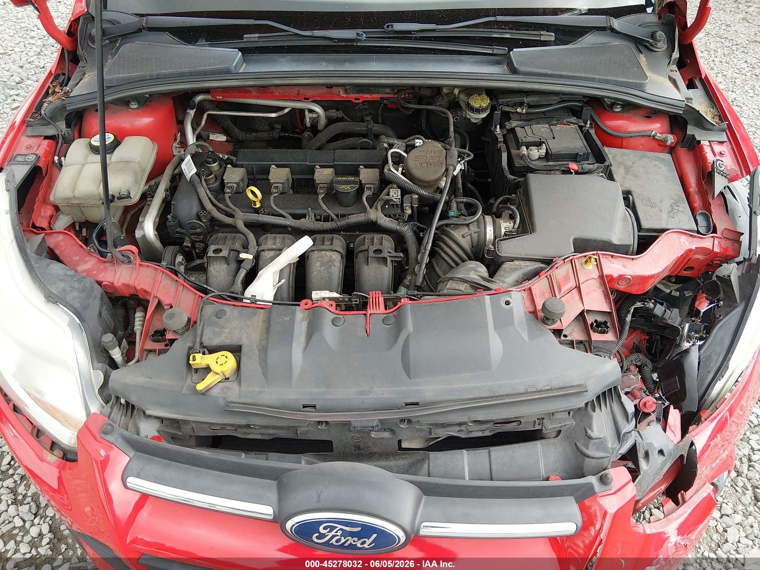2012 Ford Focus Se Red vin: 1FAHP3K20CL176201