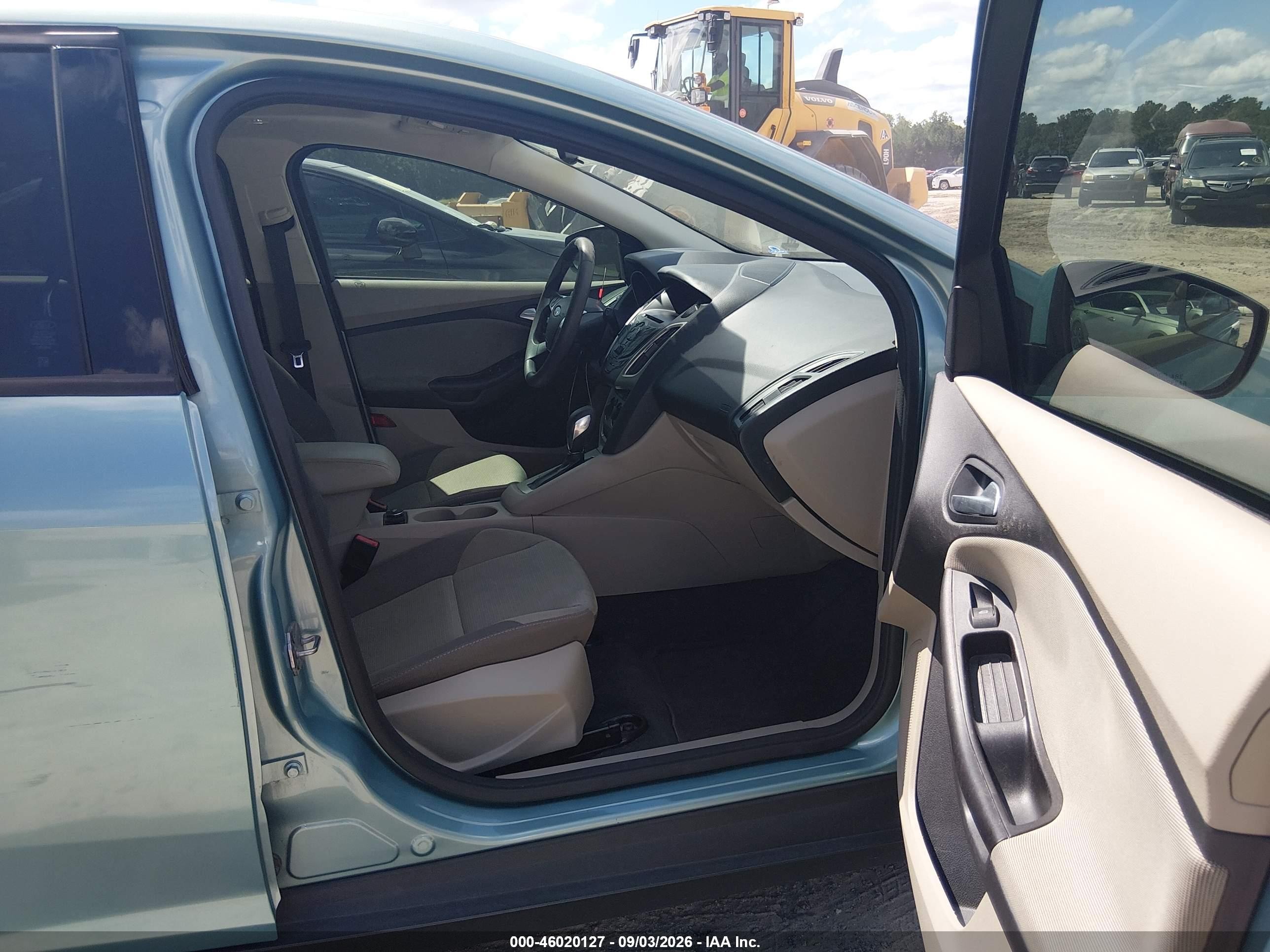 2012 Ford Focus Se Light Blue vin: 1FAHP3K20CL182712